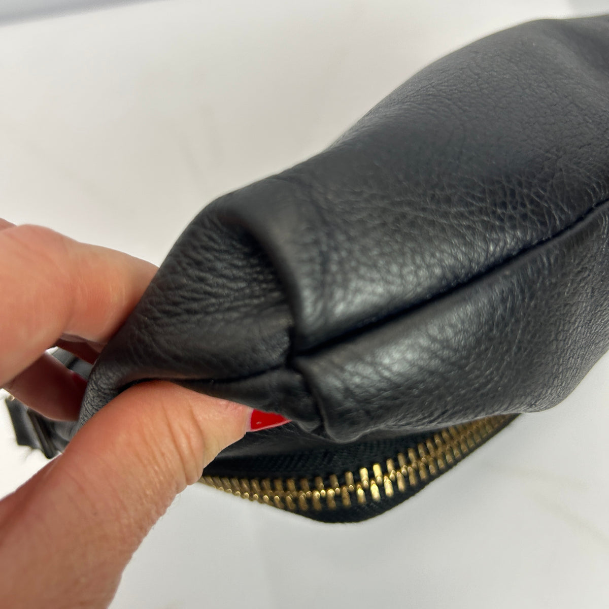 Anya Hindmarch £750 Black Small De Vere Satchel Crossbody Bag