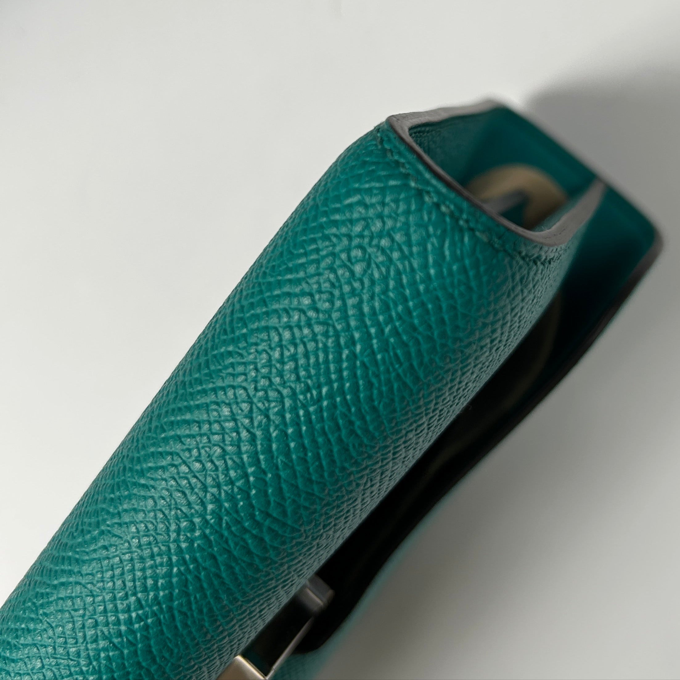 Hermes New Paon Blue Epsom Long Constance Wallet