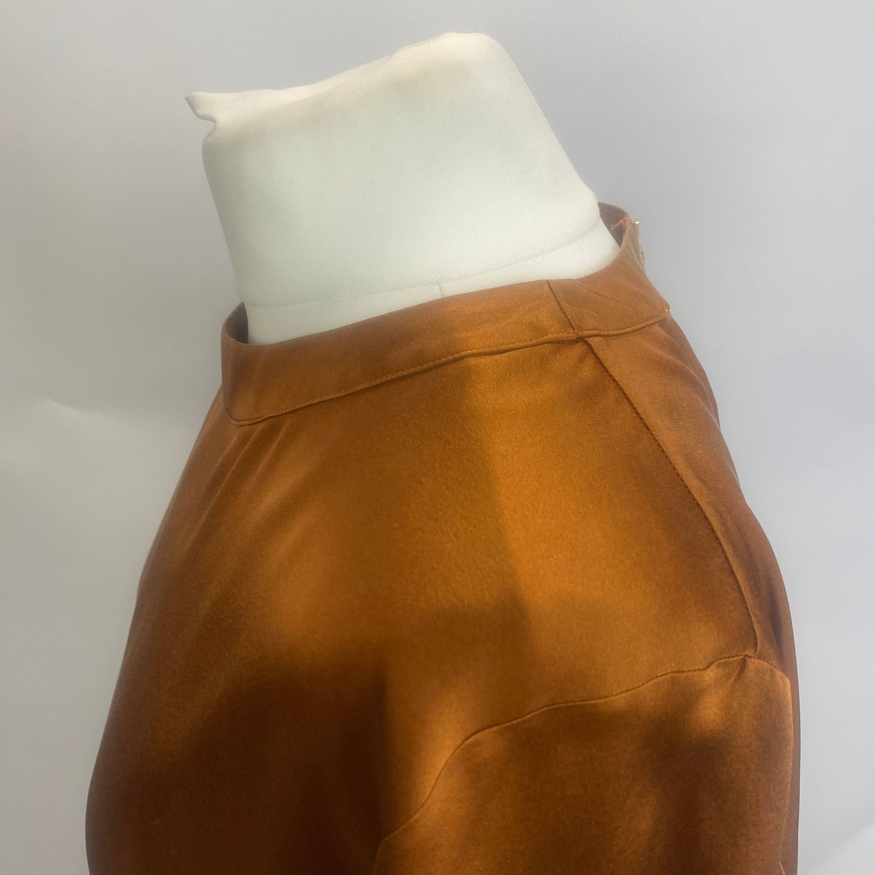 Forte Forte £400 Copper Stretch Silk Tee Top S