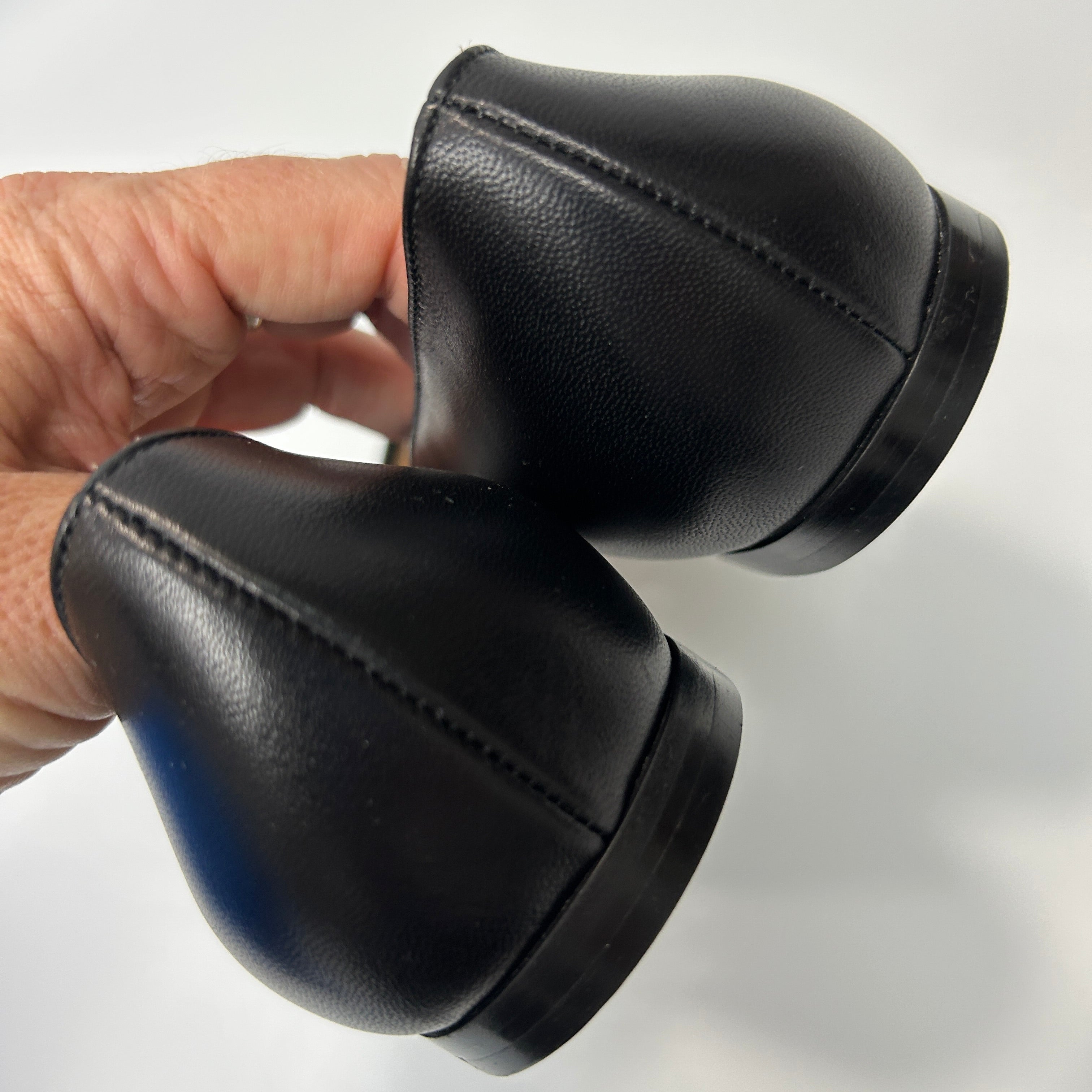 Sergio Rossi £725 Black Leather Bow Ballet Flats 37.5