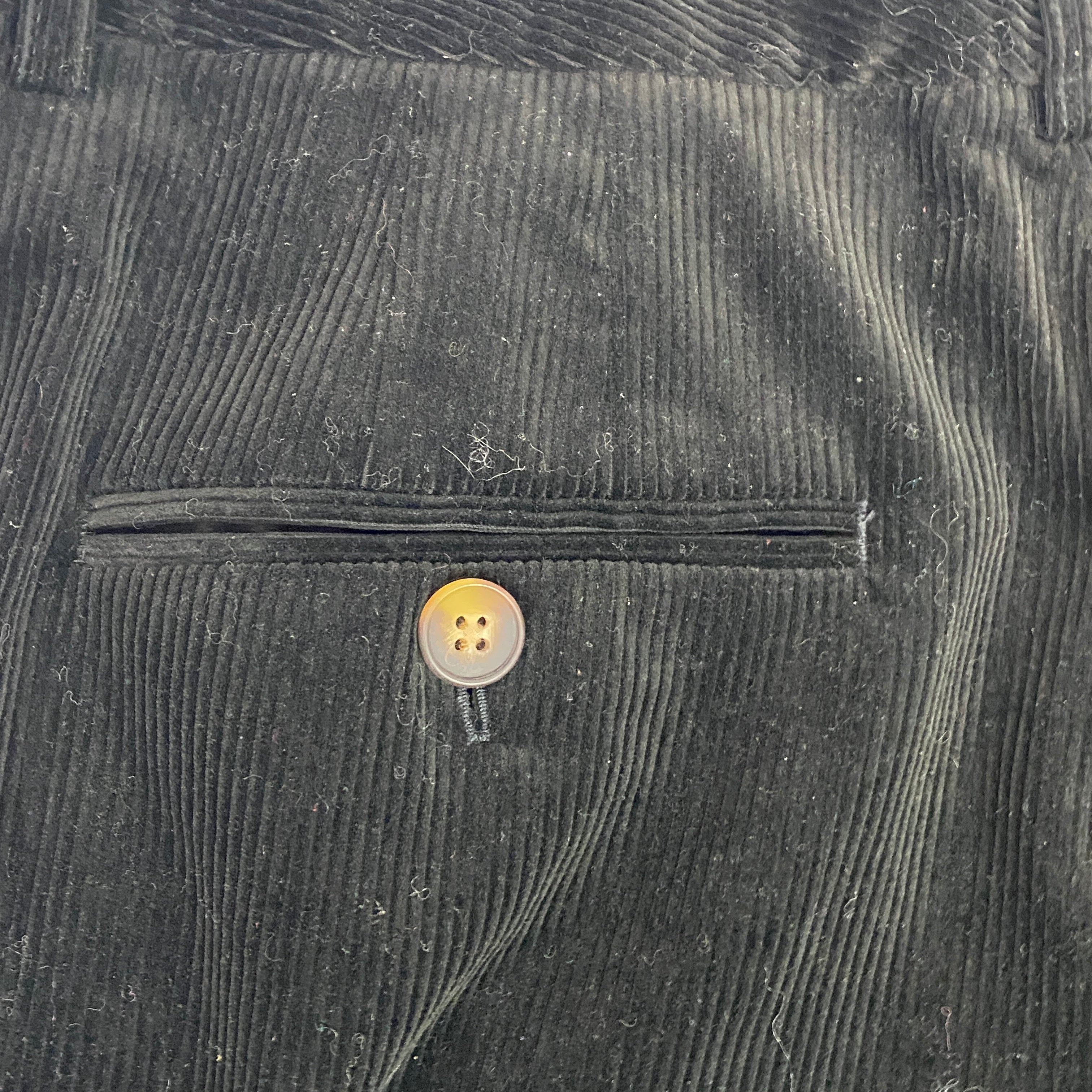 Me&Em Brand New Black Jumbo Corduroy Trousers L