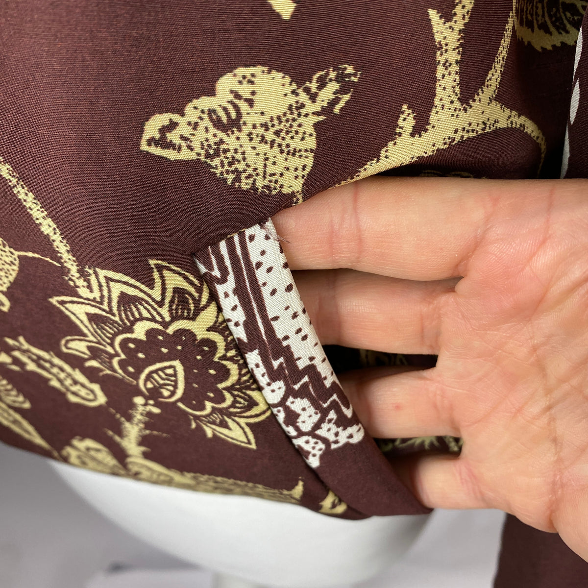 Isabel Marant Chocolate Printed Silk Malky Bomber Jacket S