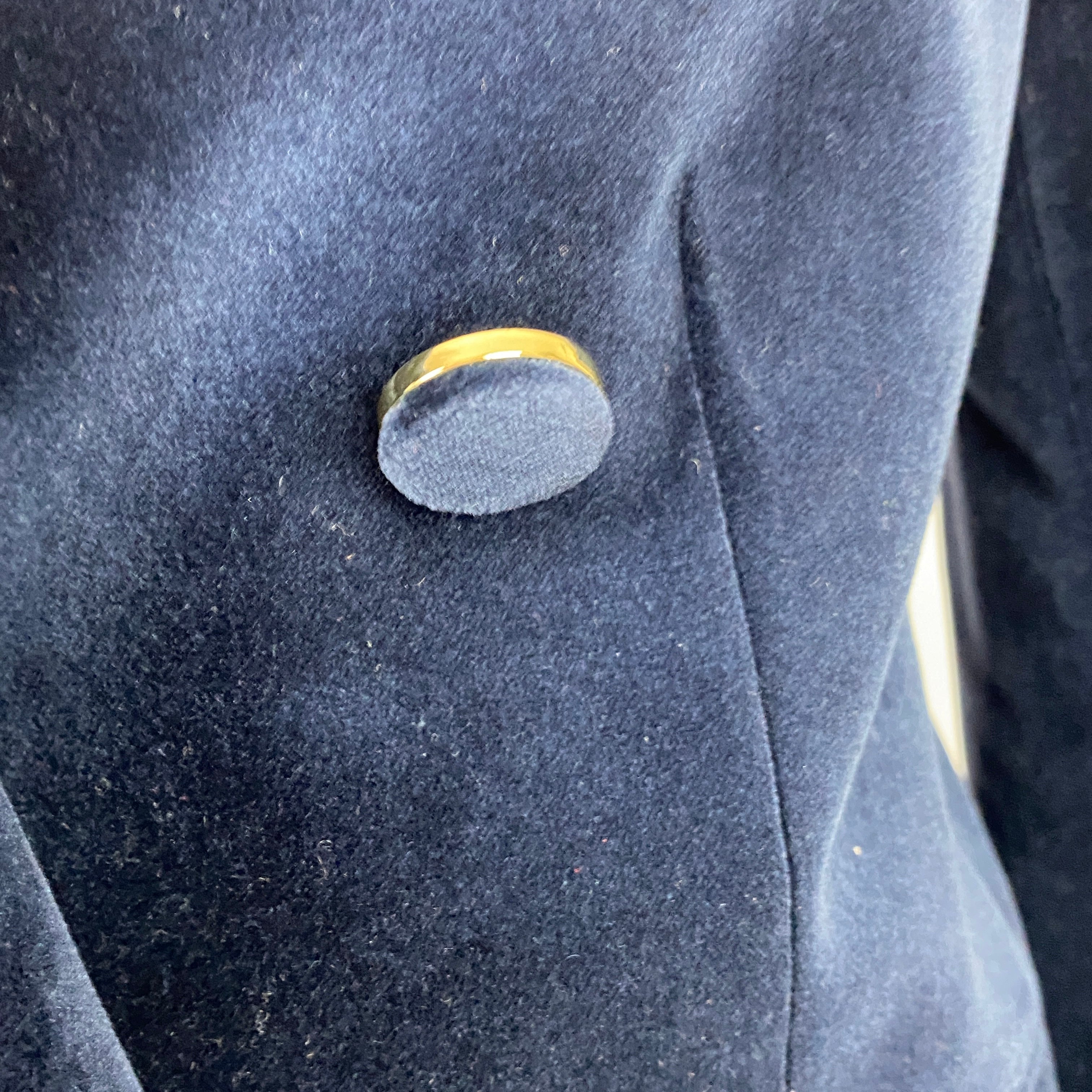 Zimmermann New £1300 Navy Velvet Glassy Blazer M