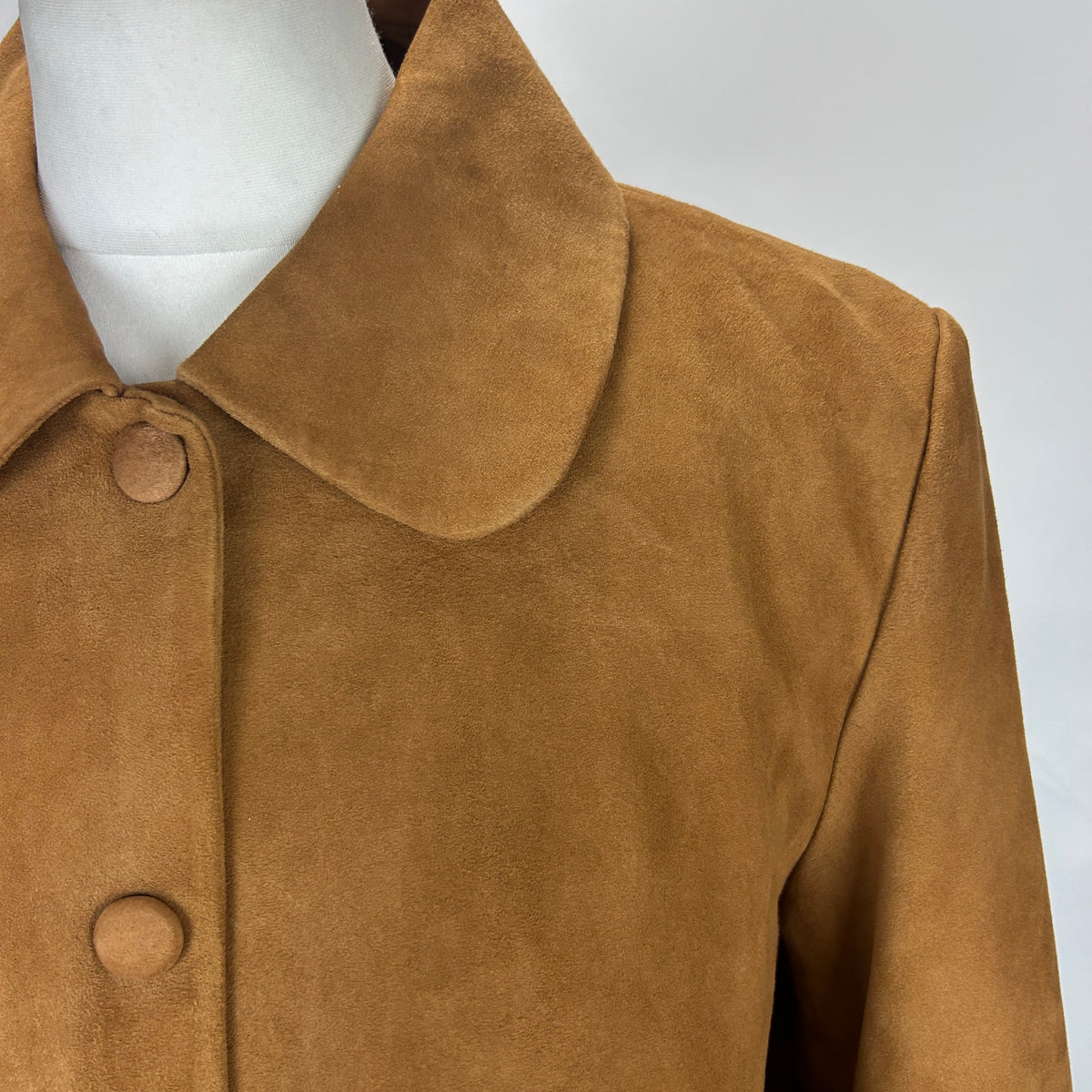 Ba&Sh New £420 Tan Suede Crop Milas Jacket S-M