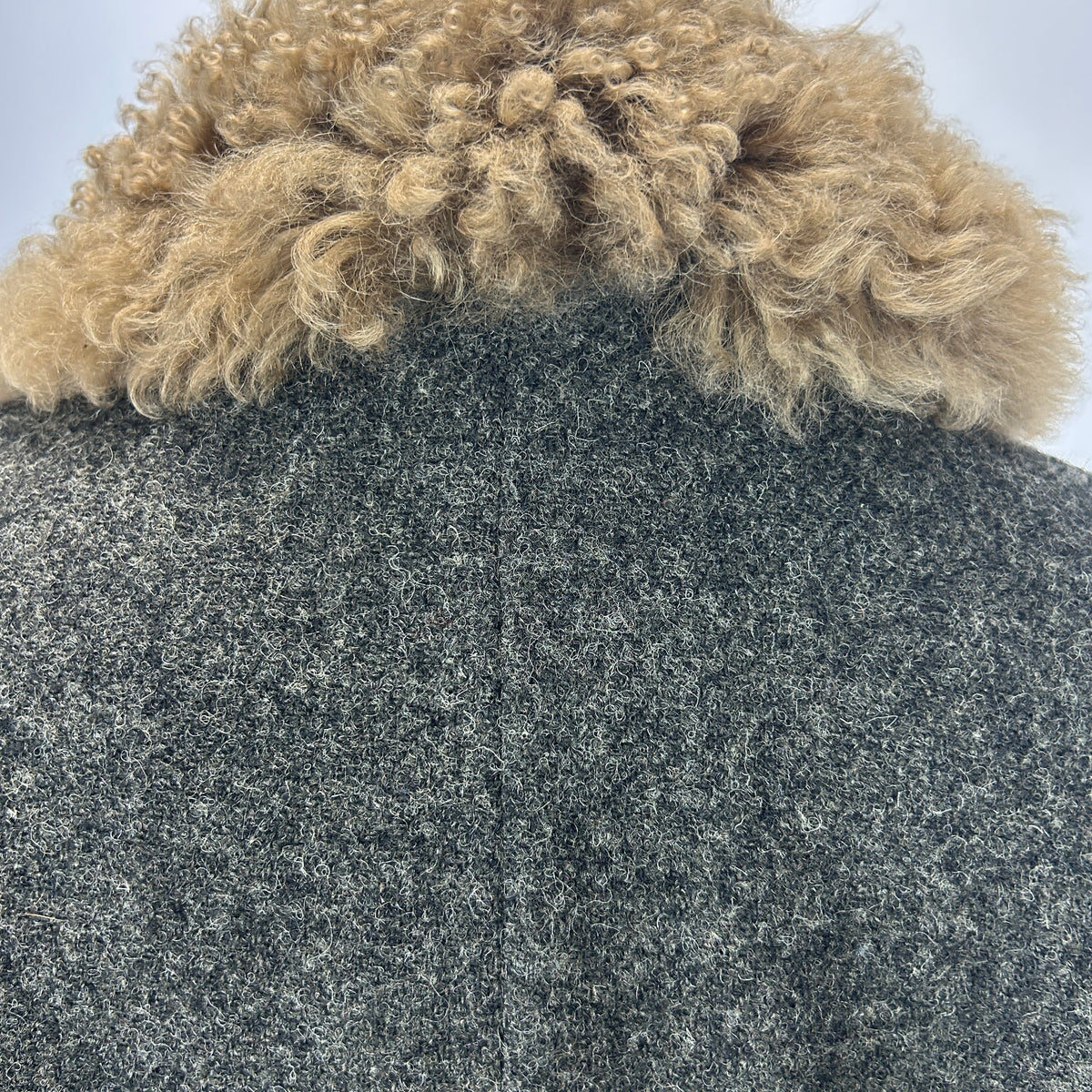 Vanessa Bruno Olive & Navy Wool Tweed Jacket S