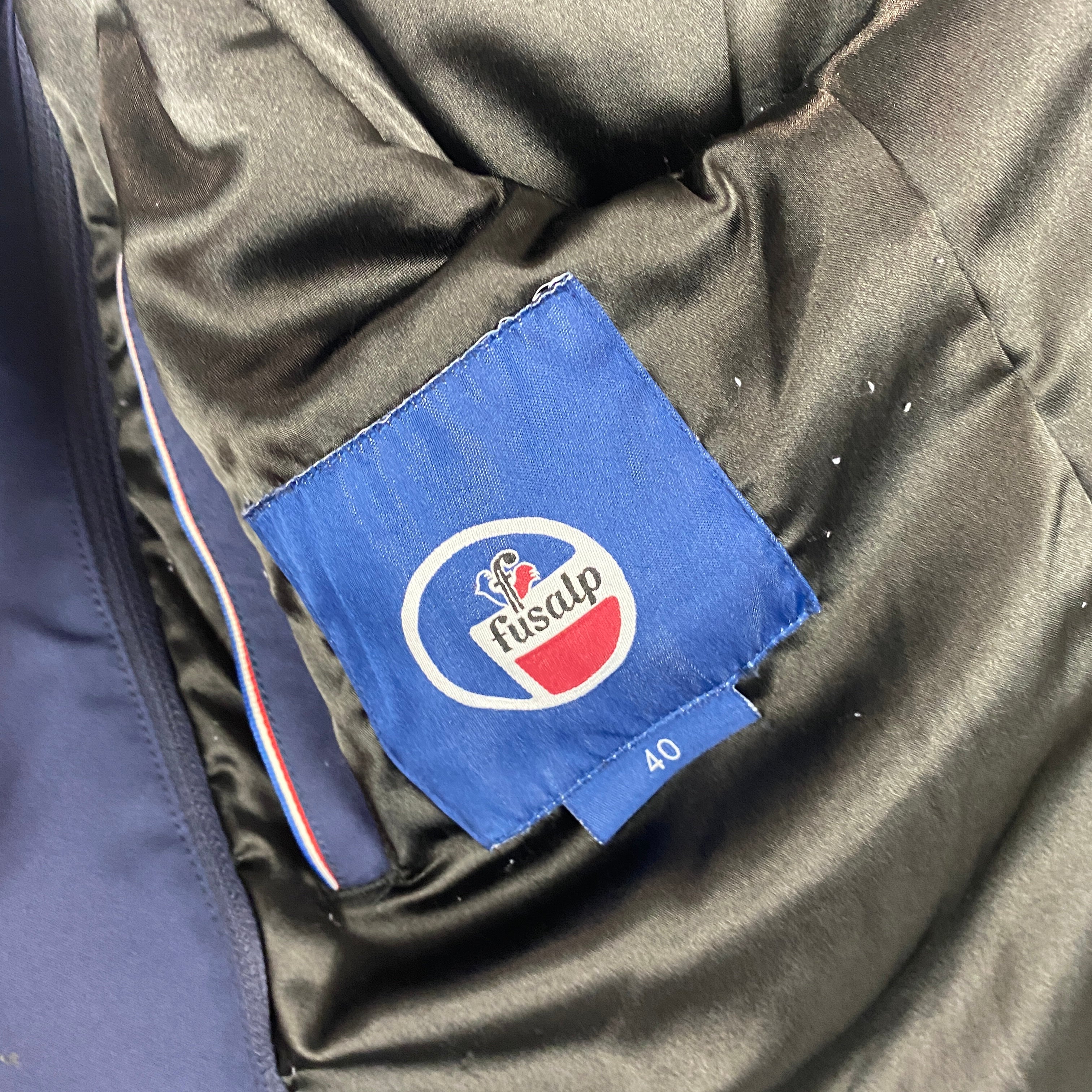 Fusalp £950 Navy & Black Biker-Style Ski Jacket M