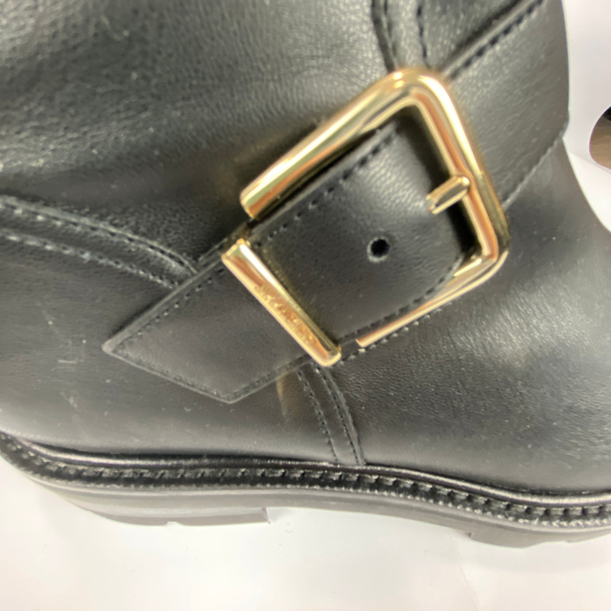 Jimmy Choo New £1050 Black Over The Knee Biker II Boots 39