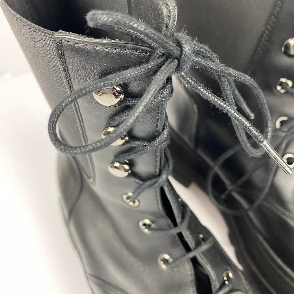 Burberry £730 Black Super Chunky Springton Combat Boots 41