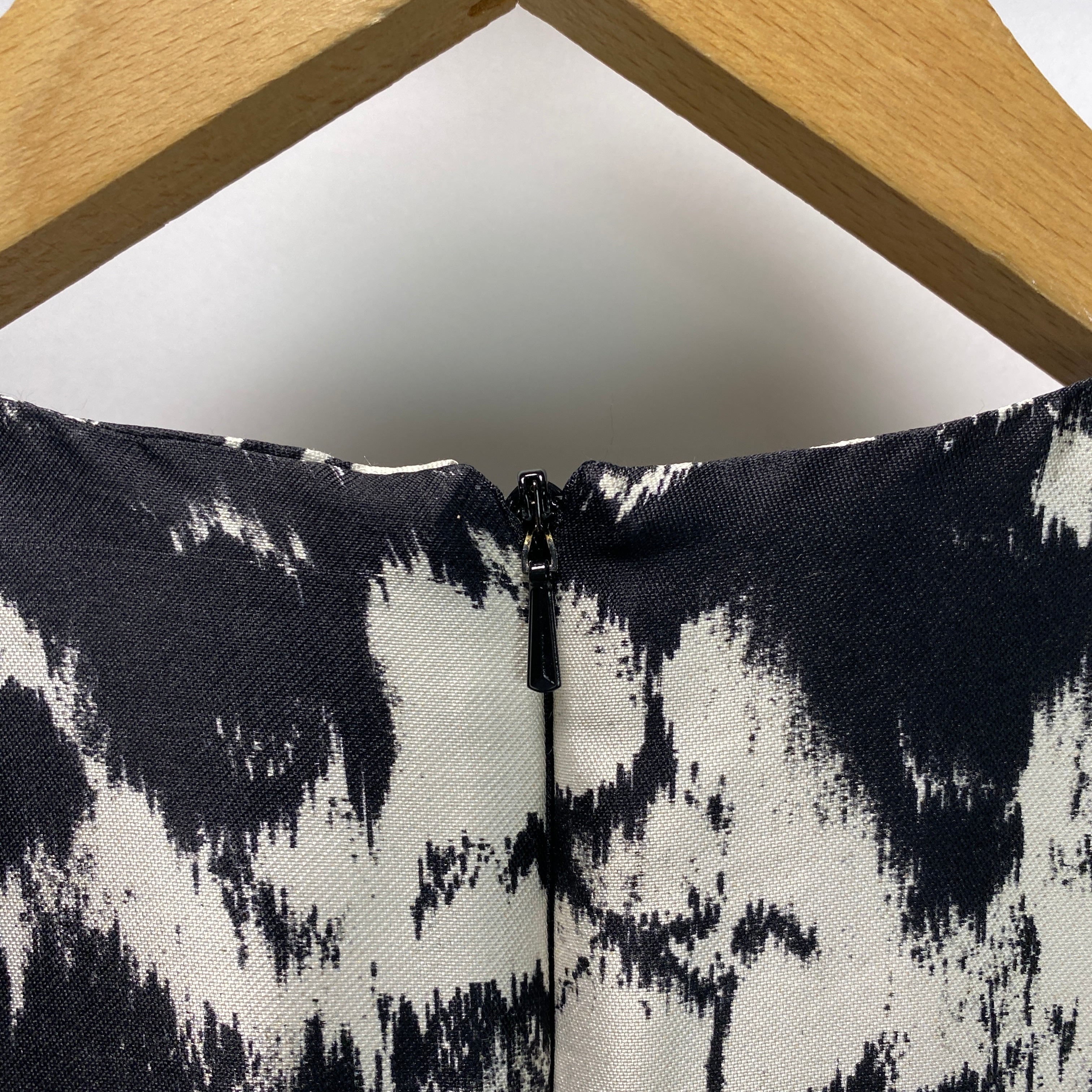 Max Mara Pianoforte Monochrome Silk Jumpsuit S