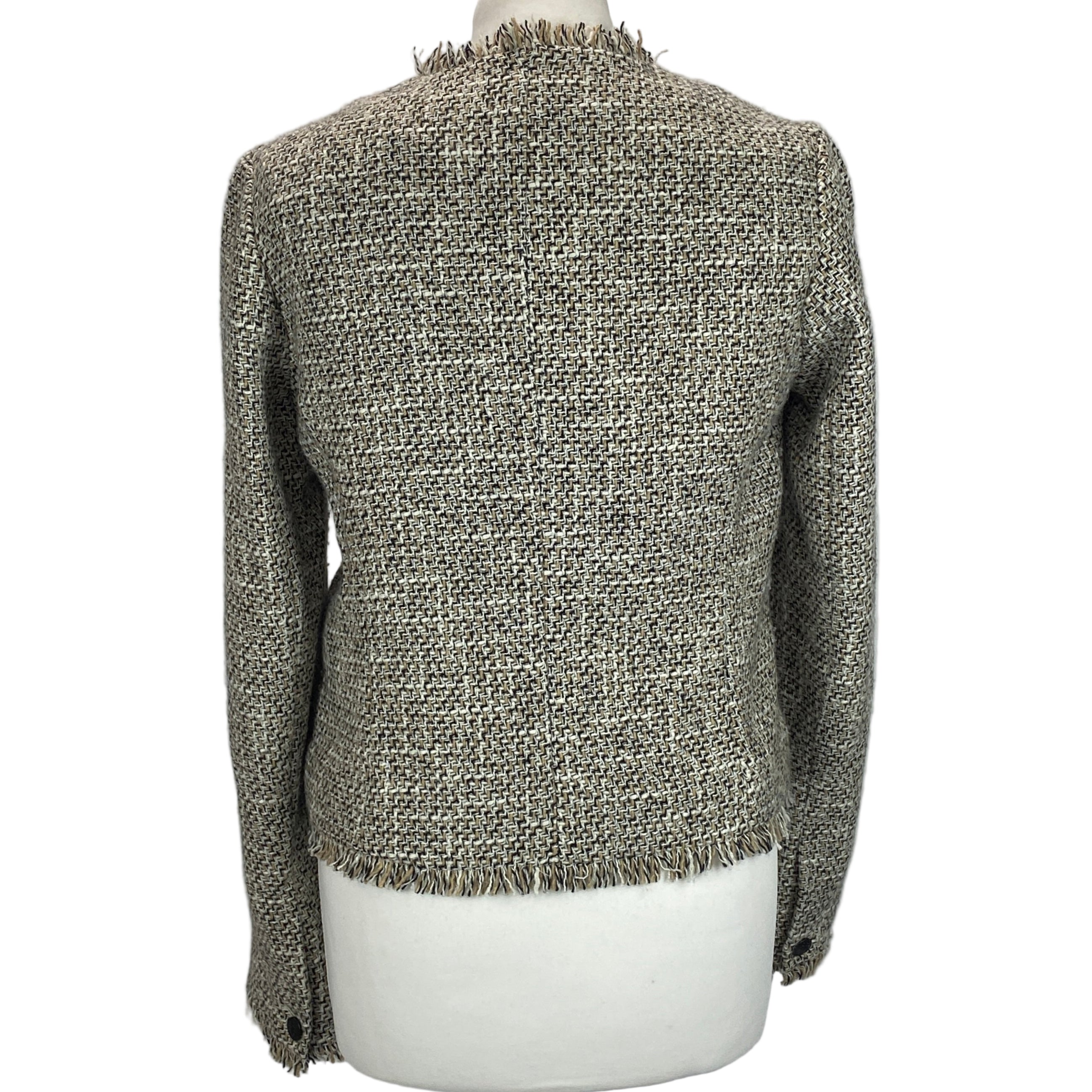 Rag & Bone £495 Camel & Ivory Carmen Tweed Jacket S