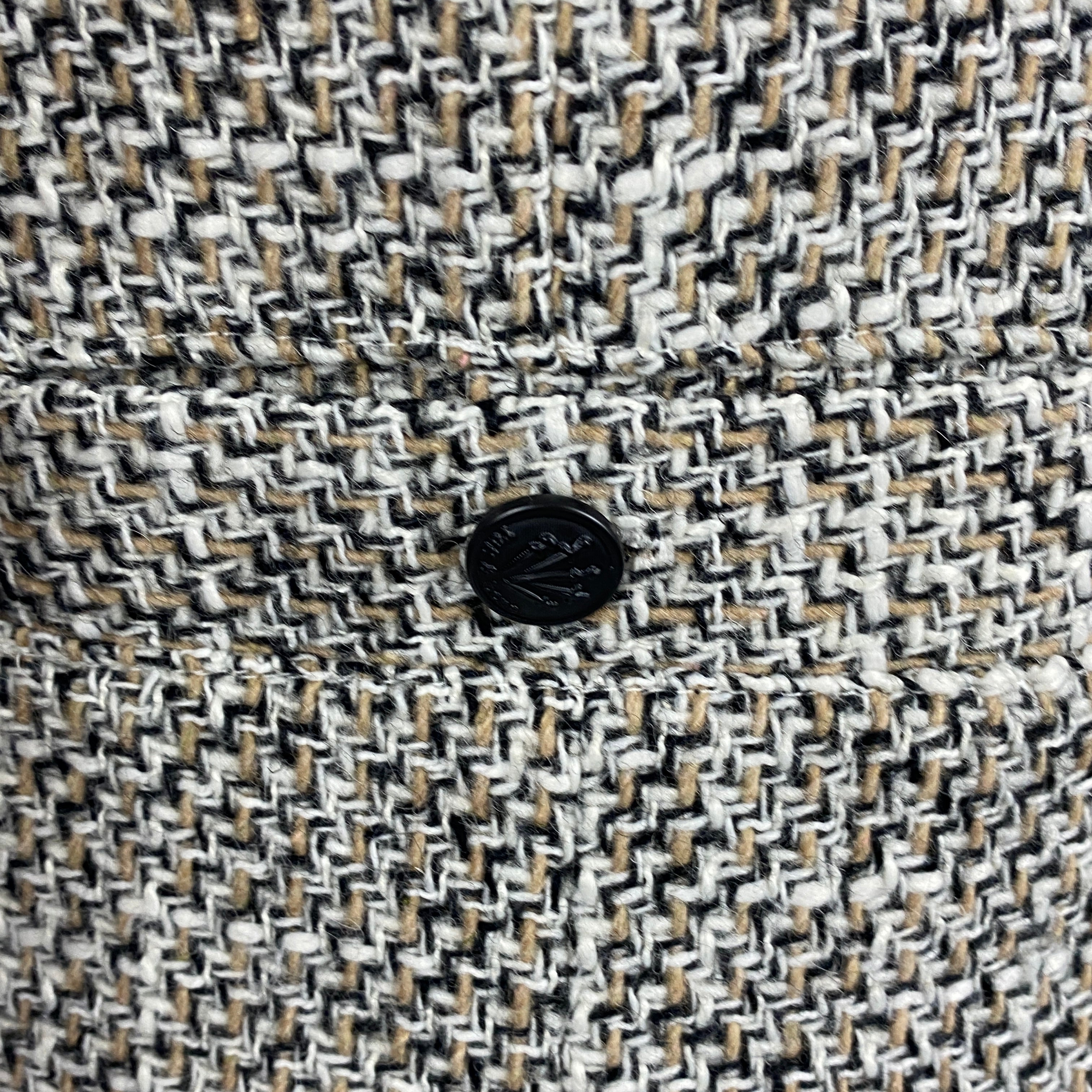 Rag & Bone £495 Camel & Ivory Carmen Tweed Jacket S