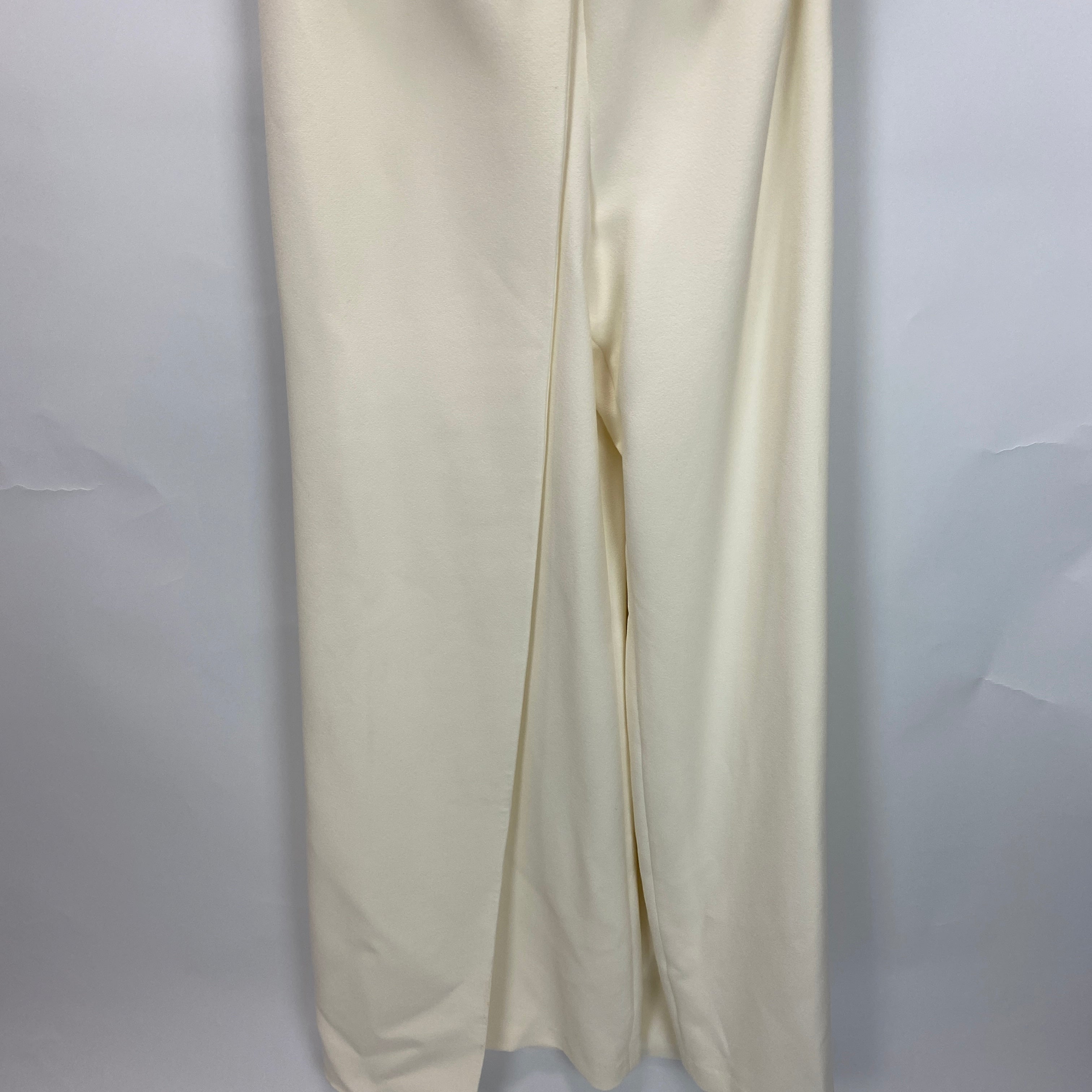 Safiyaa New £1440 Ivory Remi Draped Jumpsuit XS