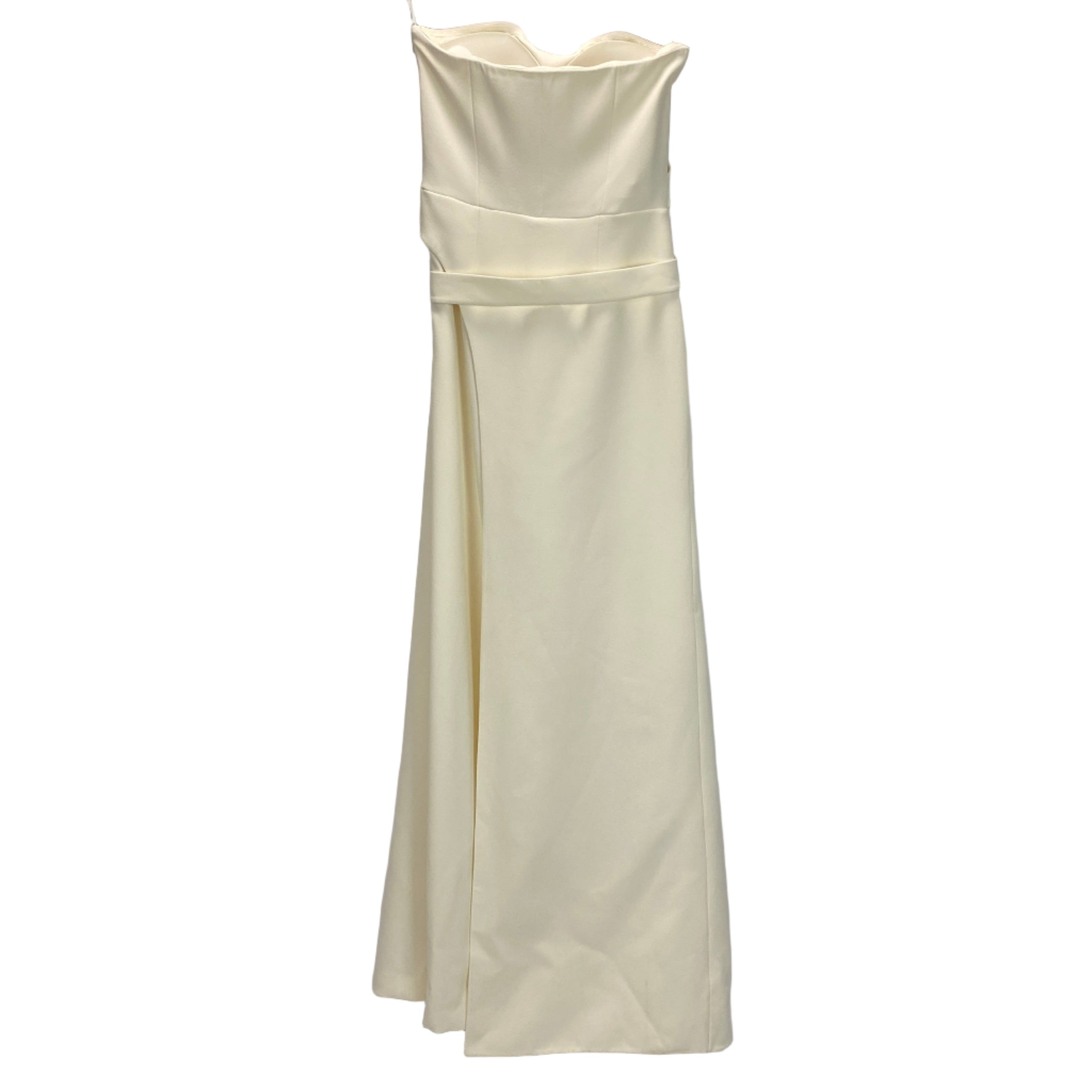 Safiyaa New £1440 Ivory Remi Draped Jumpsuit XS