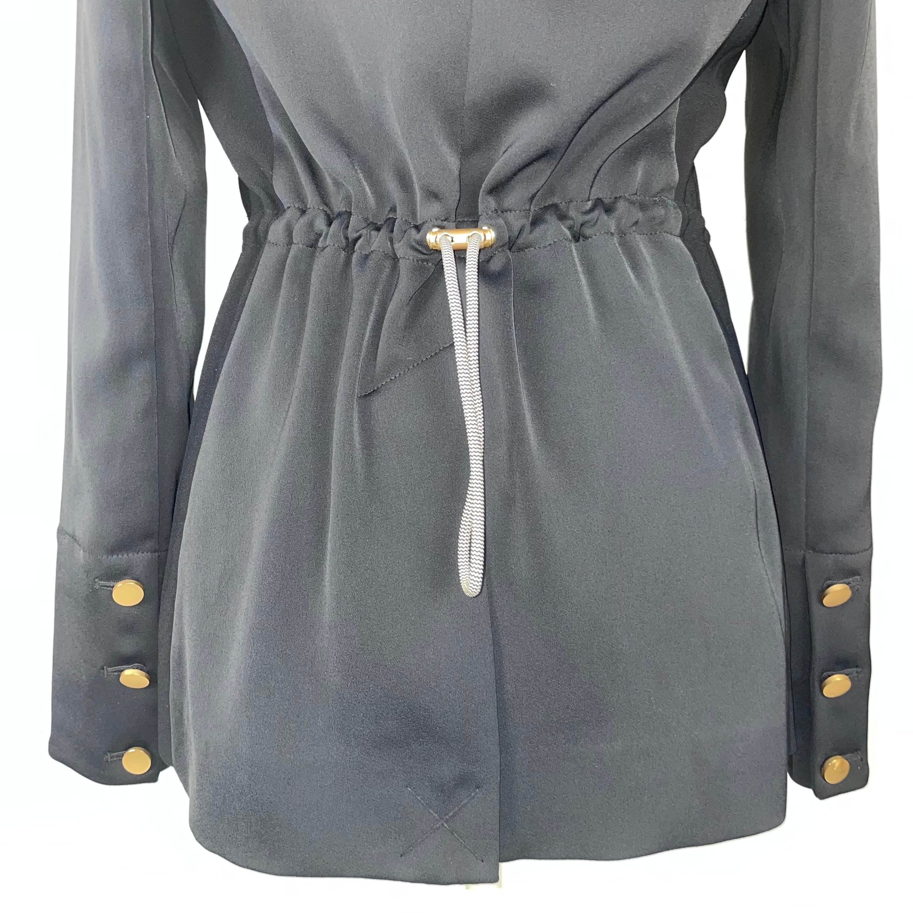 Me&Em Navy Drawstring Jacket XXS