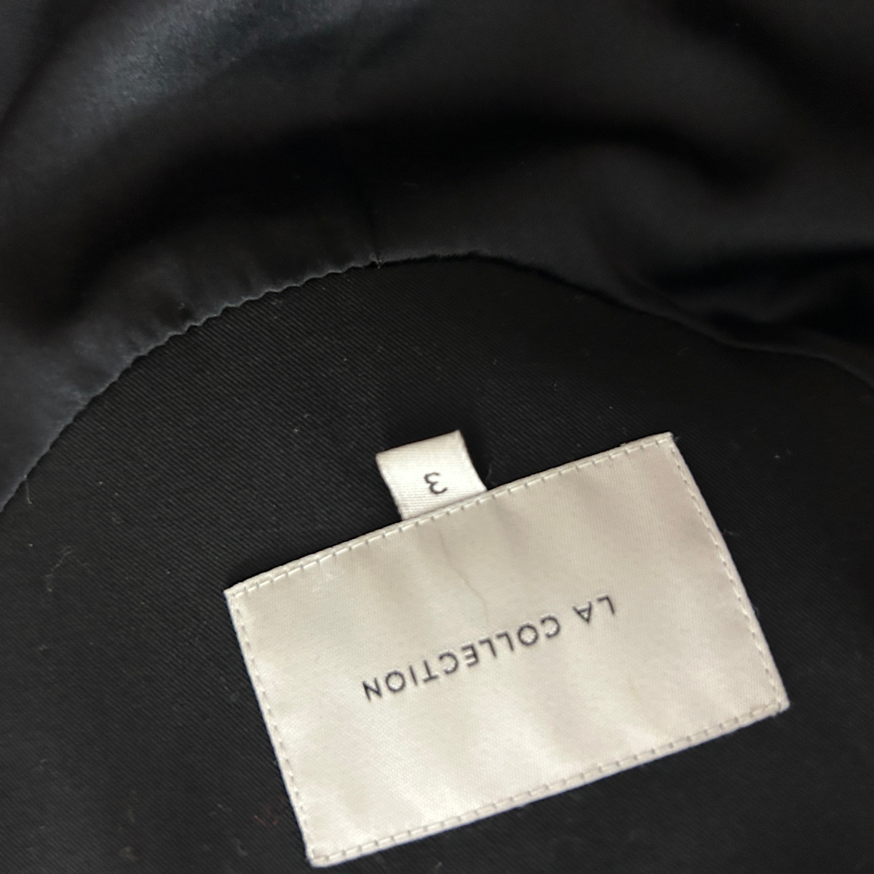 LA Collection £1000 Black Cotton Mix Blazer L