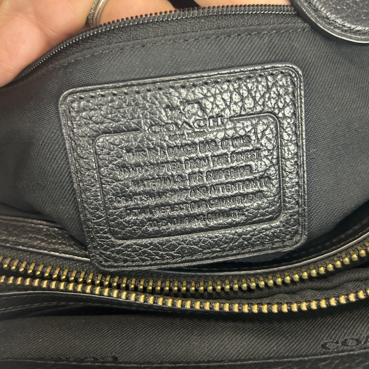 Coach £395 Black Mercer 30 Satchel with Bandana Rivets