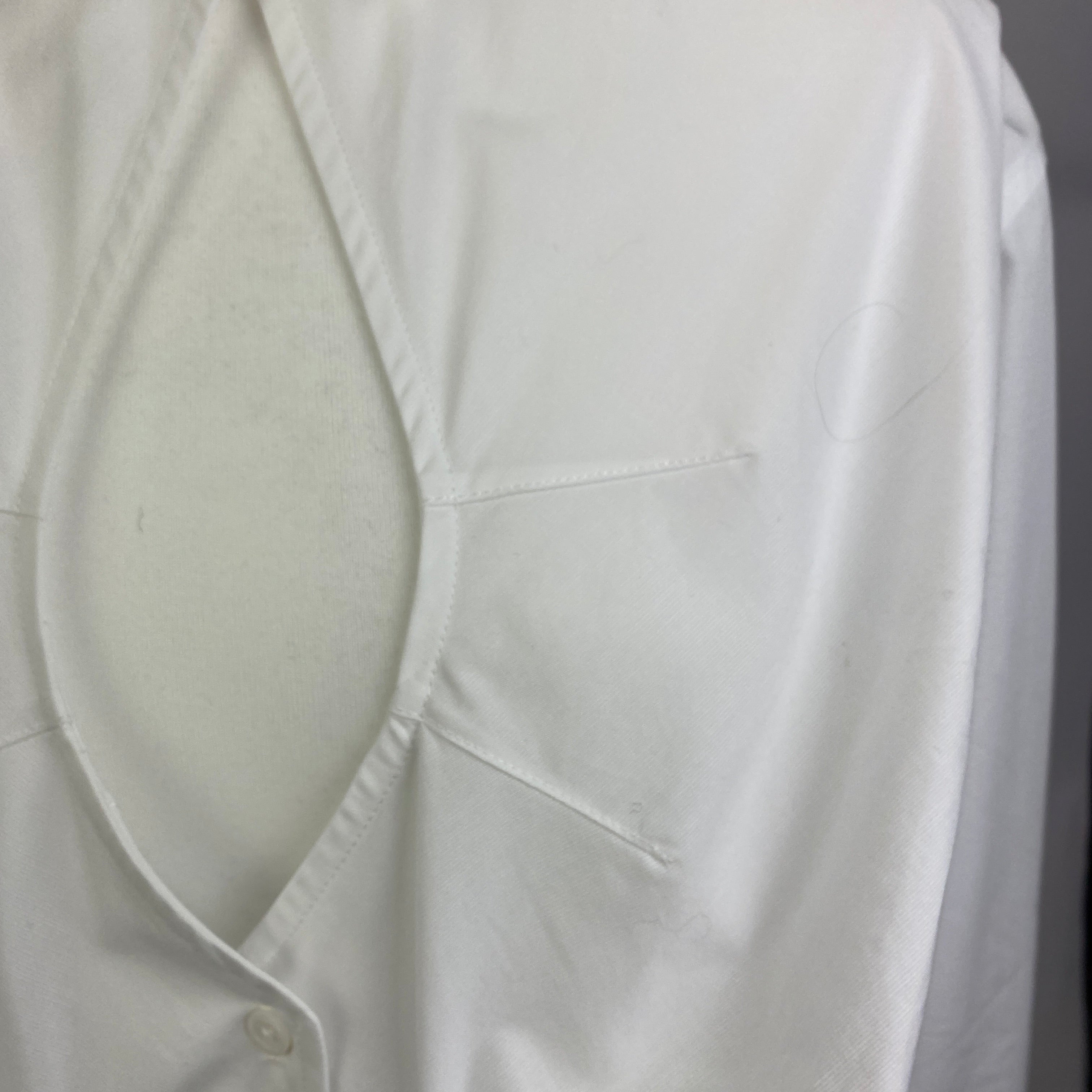 Wiggy Kit New £295 White Cotton Tie Front Shirt M