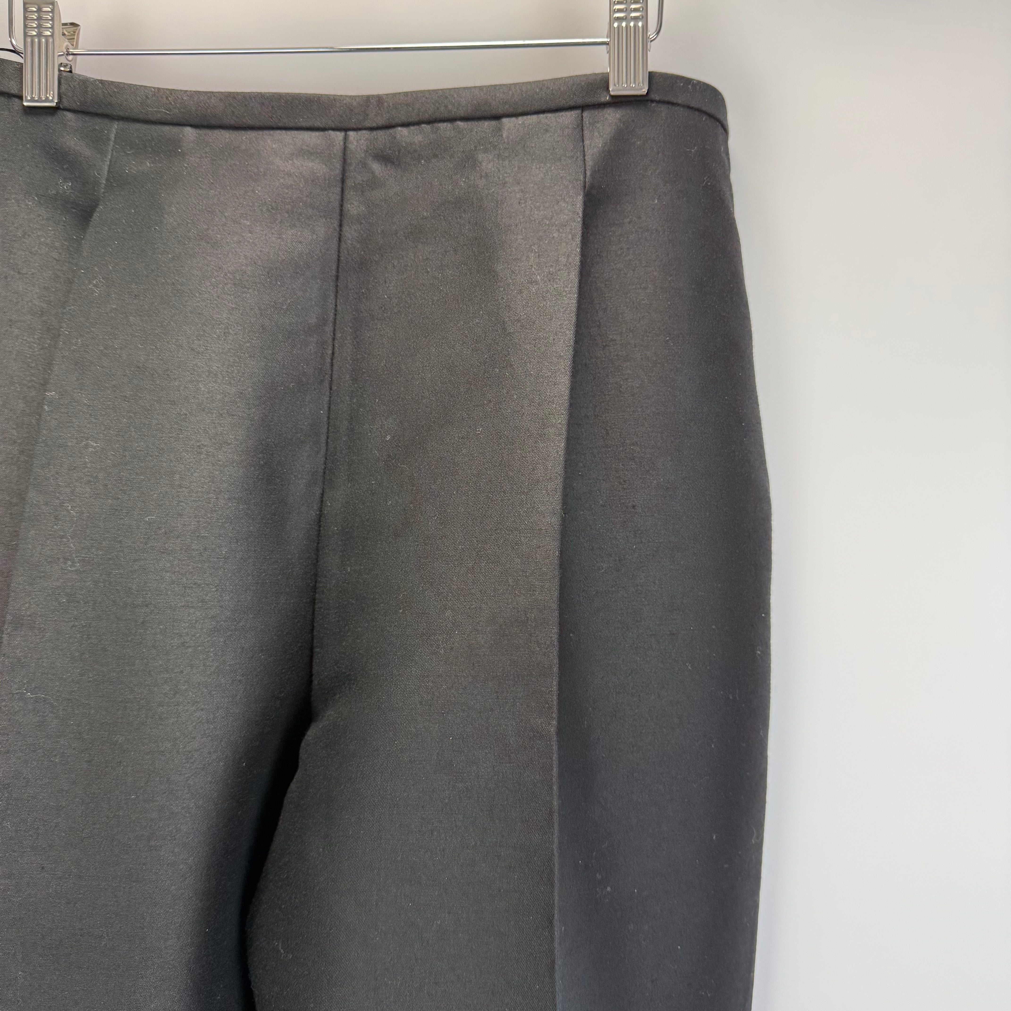 Louis Vuitton New £1720 Black Wool & Silk Evening Pants L
