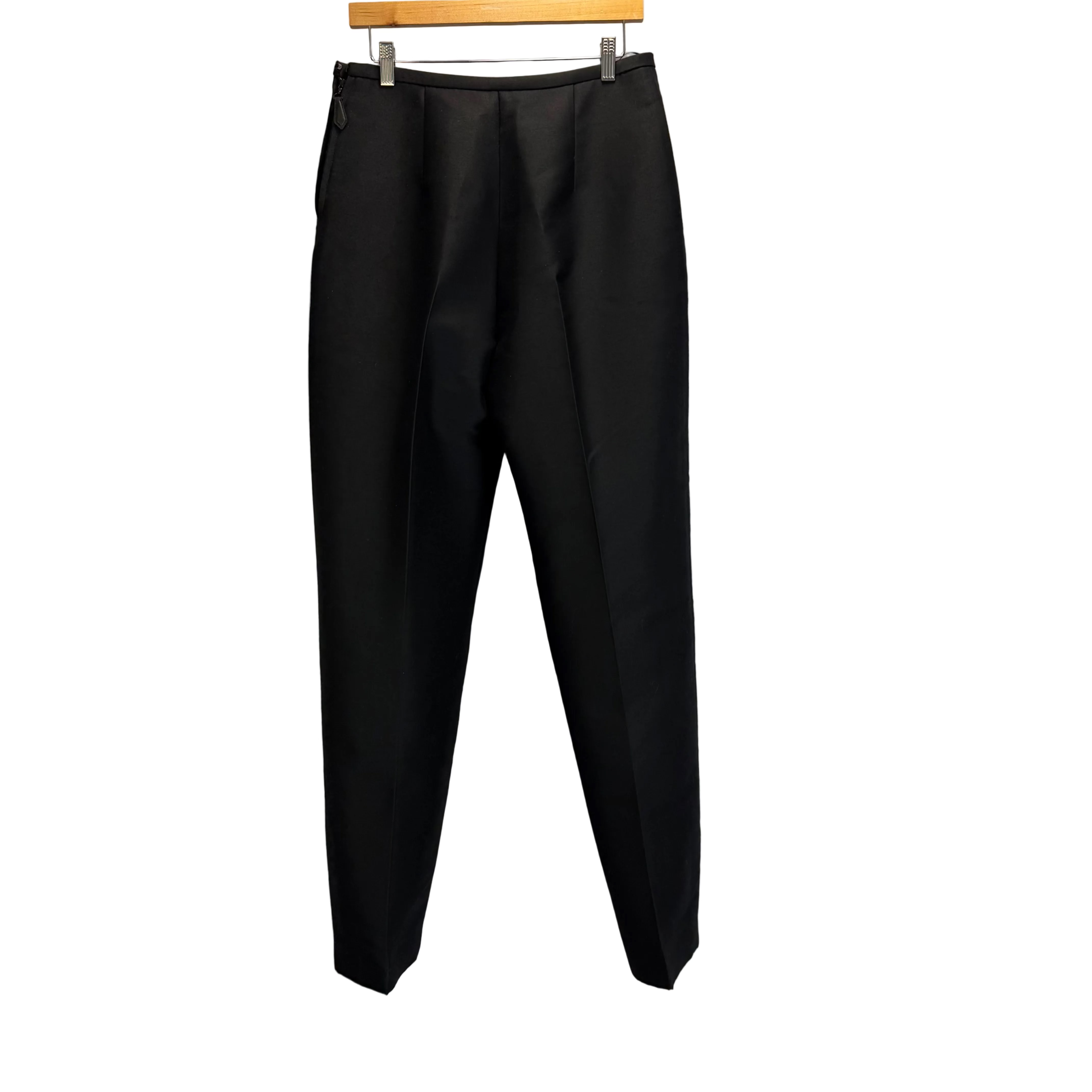 Louis Vuitton New £1720 Black Wool & Silk Evening Pants L