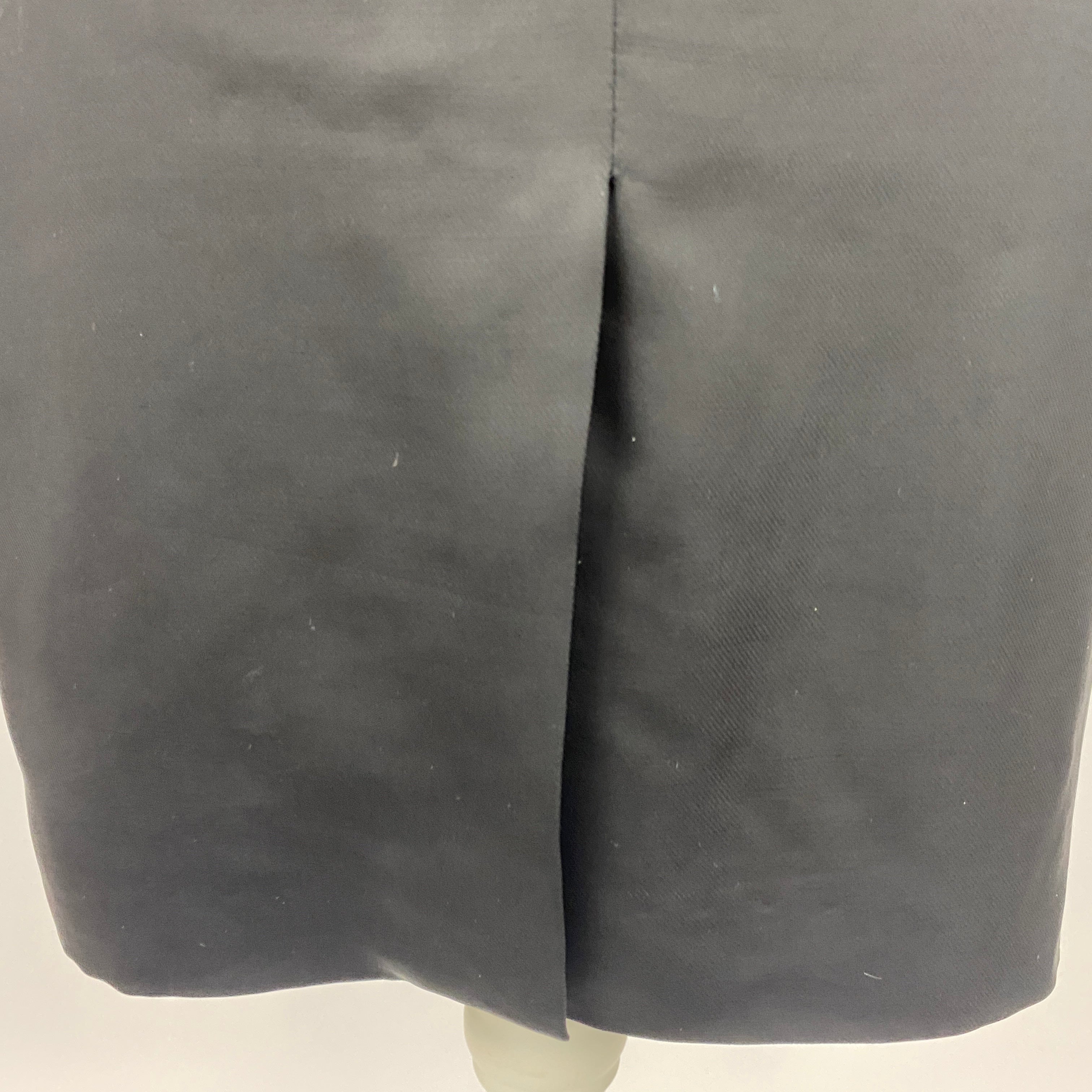 Alexander McQueen Polka Dot Silk & Wool Midi Dress XS