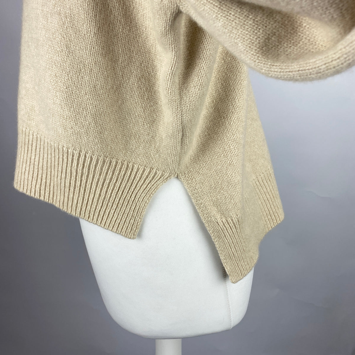 Rejina Pyo Deep Cream Cashmere Chunky Sweater S-L