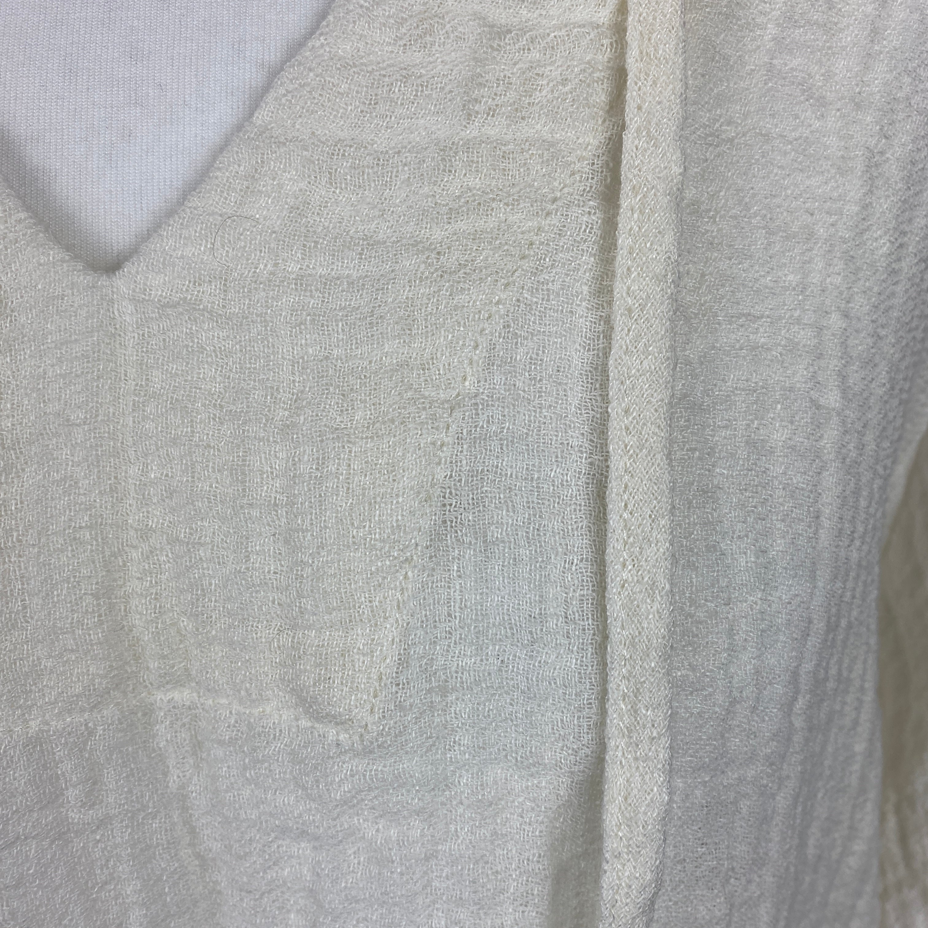 Lisa Marie Fernandez New £485 Ivory Crinkle Muslin Tunic S/M/L/XL