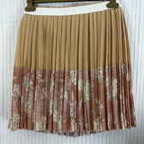 Chloe Brand New Cloudy Rose Silk Pleat Chiffon Mini Skirt XS