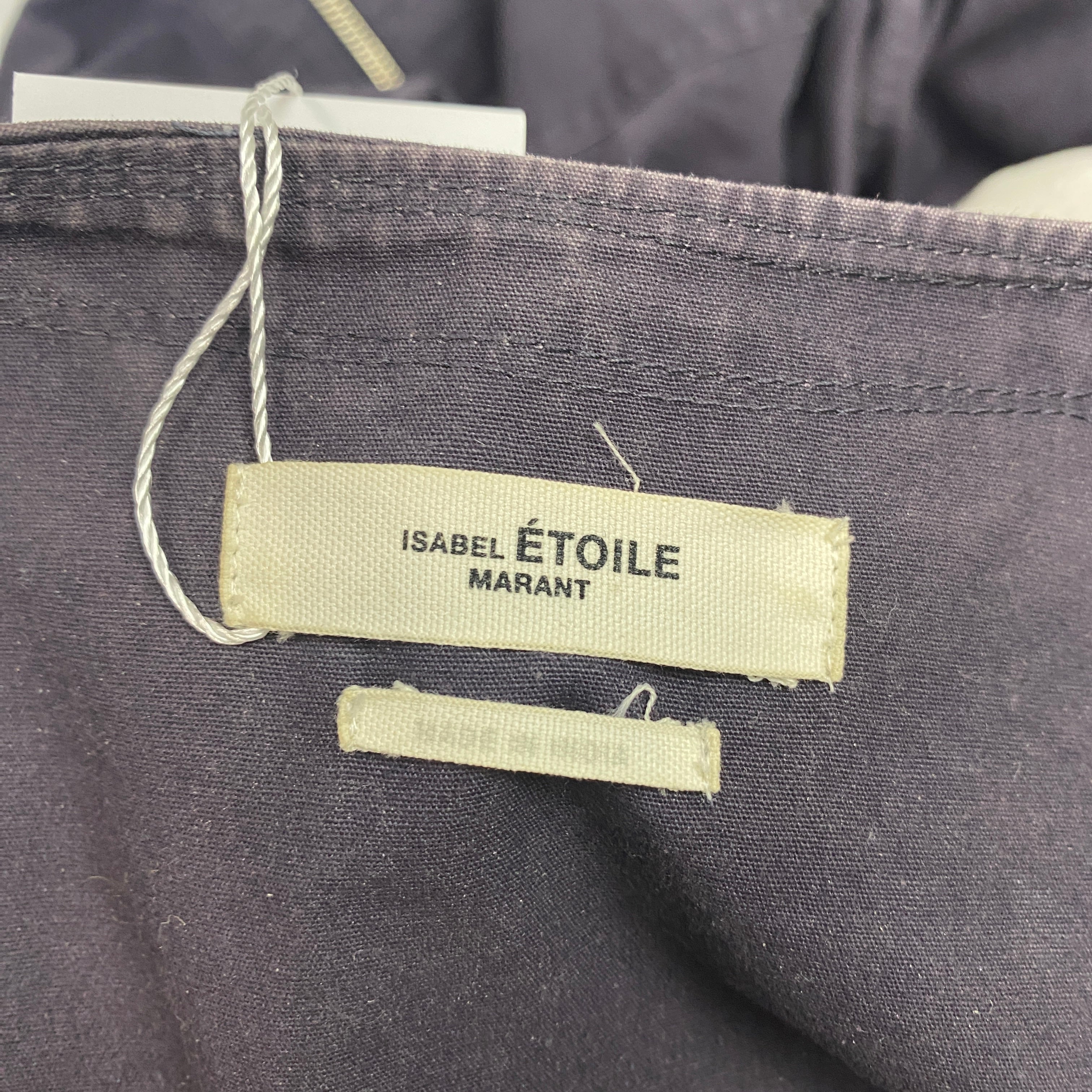 Isabel Marant Etoile Navy Cotton Zippered Jumpsuit XS/S