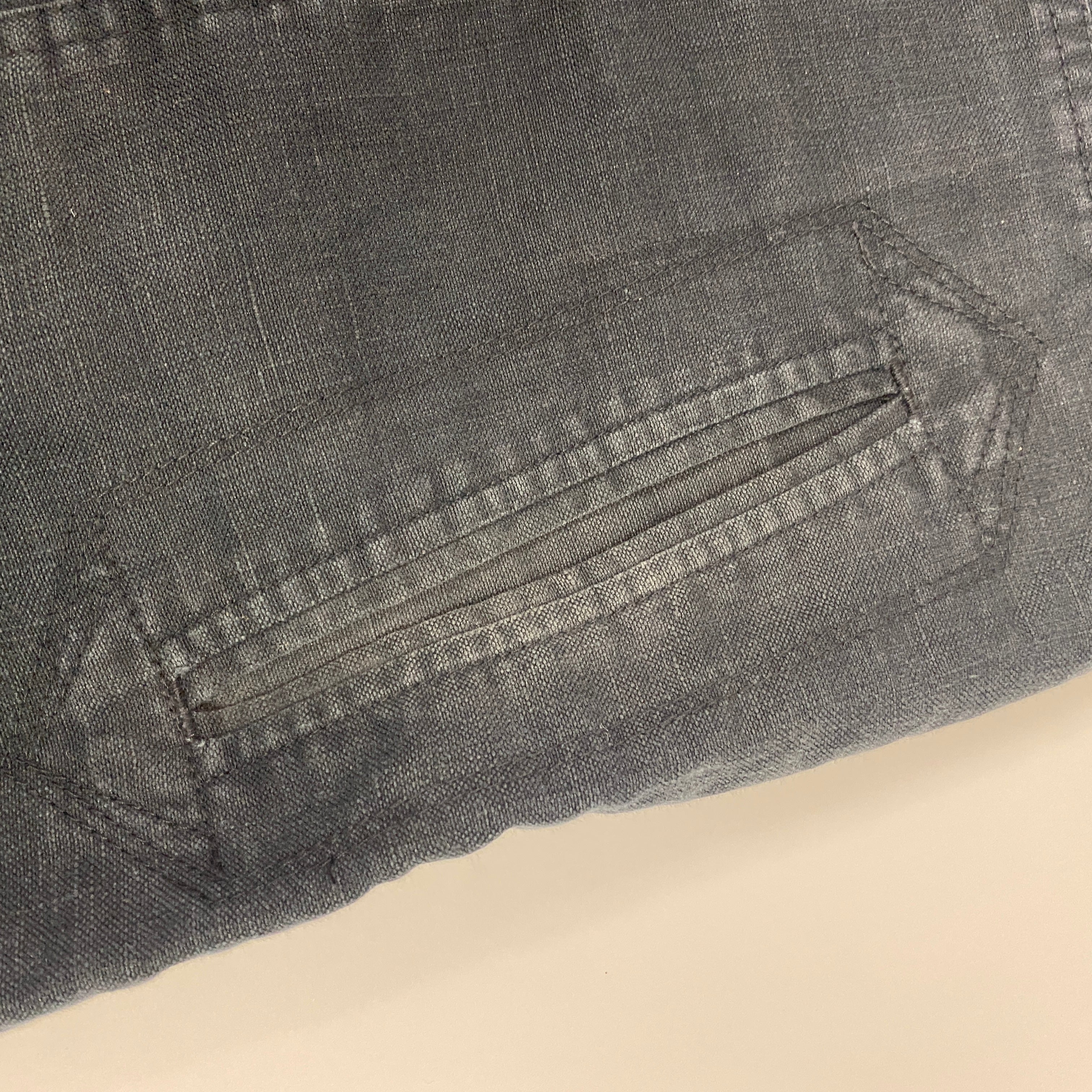 Isabel Marant Etoile Grey Cotton Crop Utility Pants S