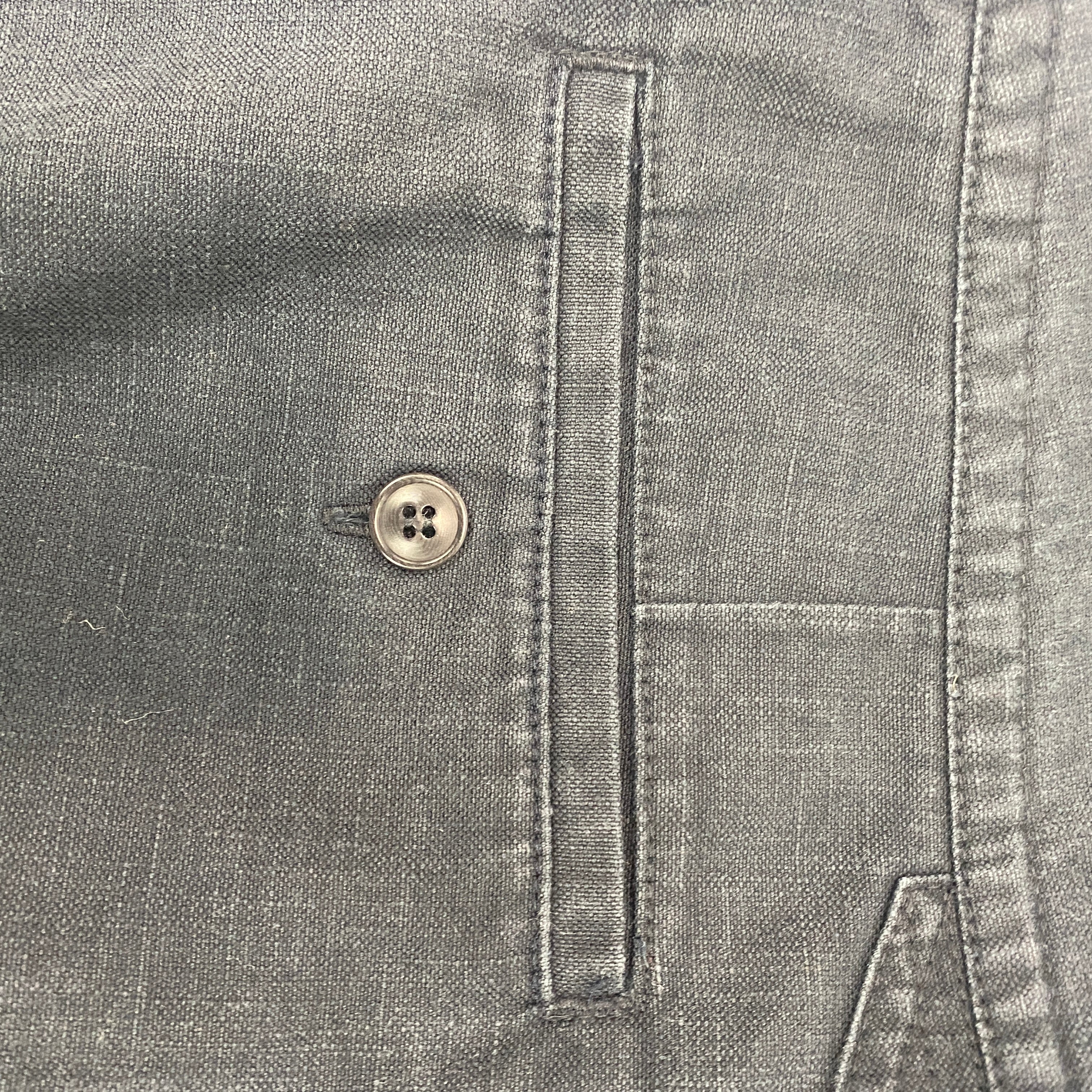 Isabel Marant Etoile Grey Cotton Crop Utility Pants S