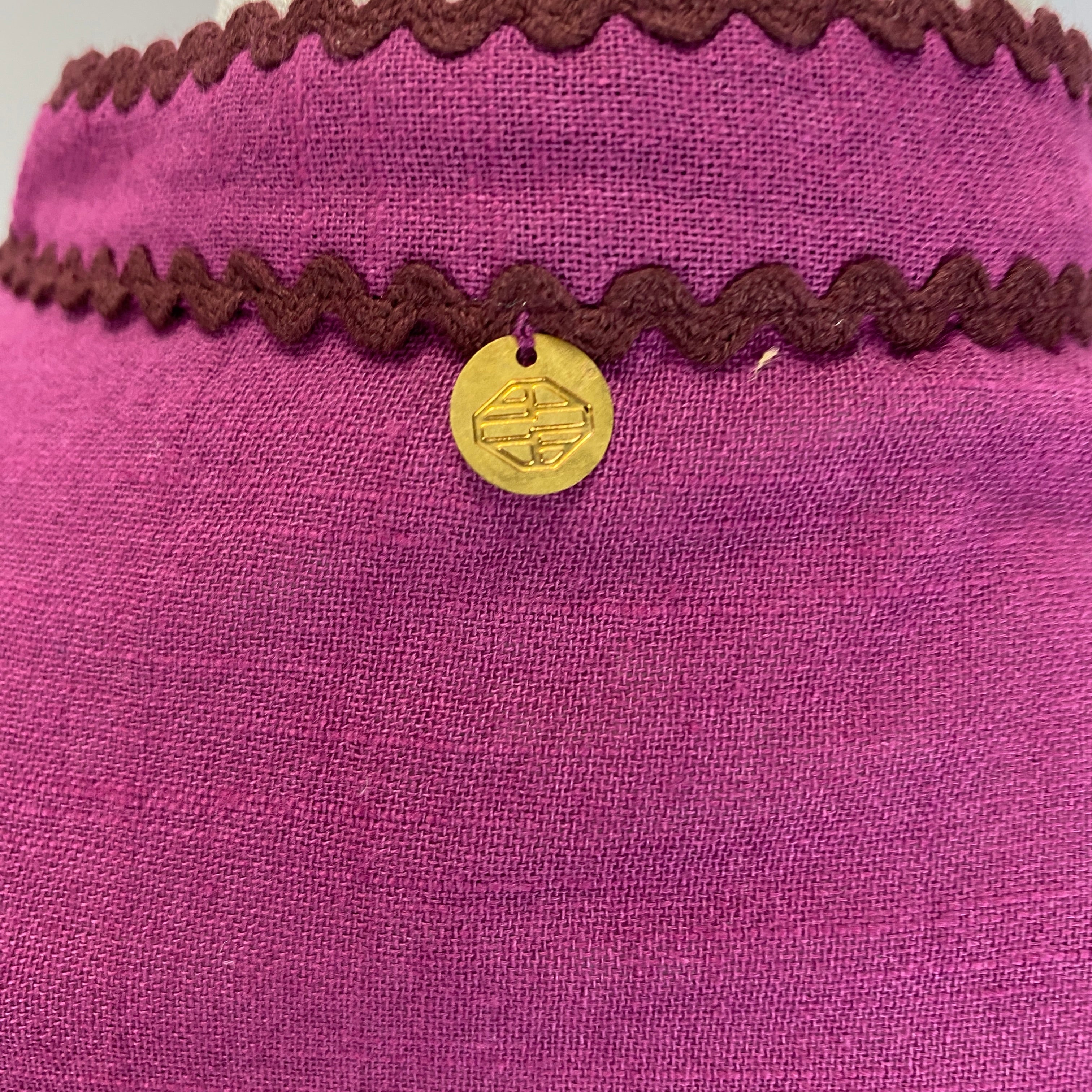 Antik Batik £310 Magenta Embroidered Cotton Cossack Blouse M
