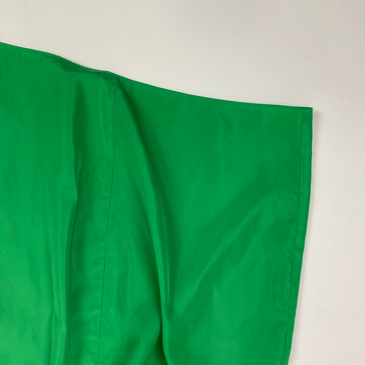 Tibi Emerald Sporty Nylon Asymmetric Balloon Skirt XS