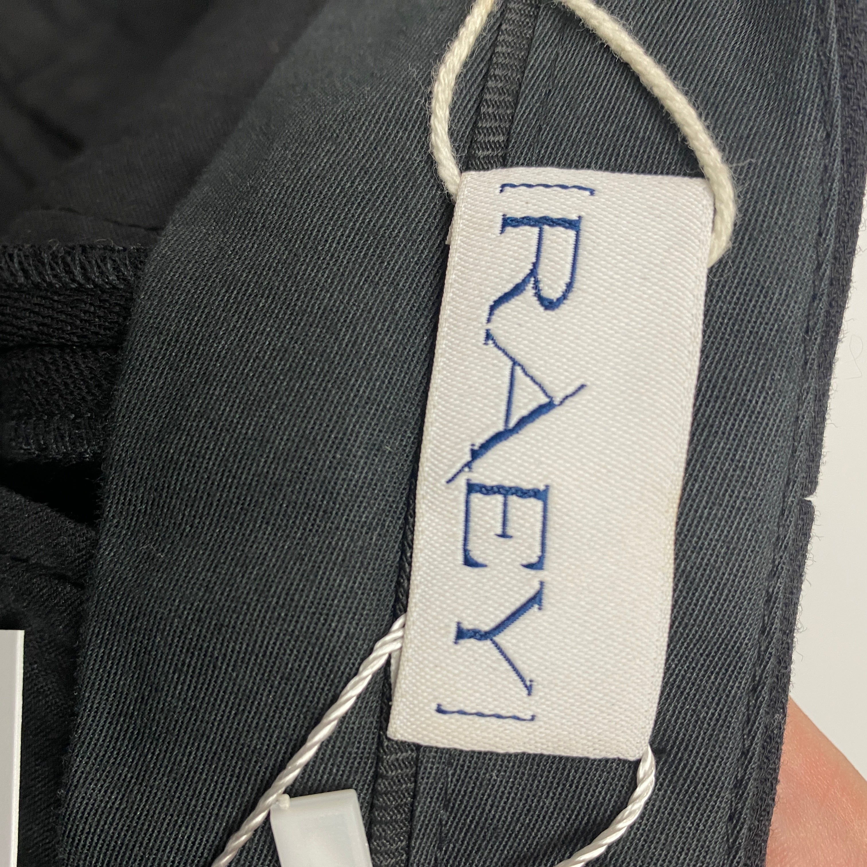 Raey Black Thick Stretch Wool Straight Leg Pants XS