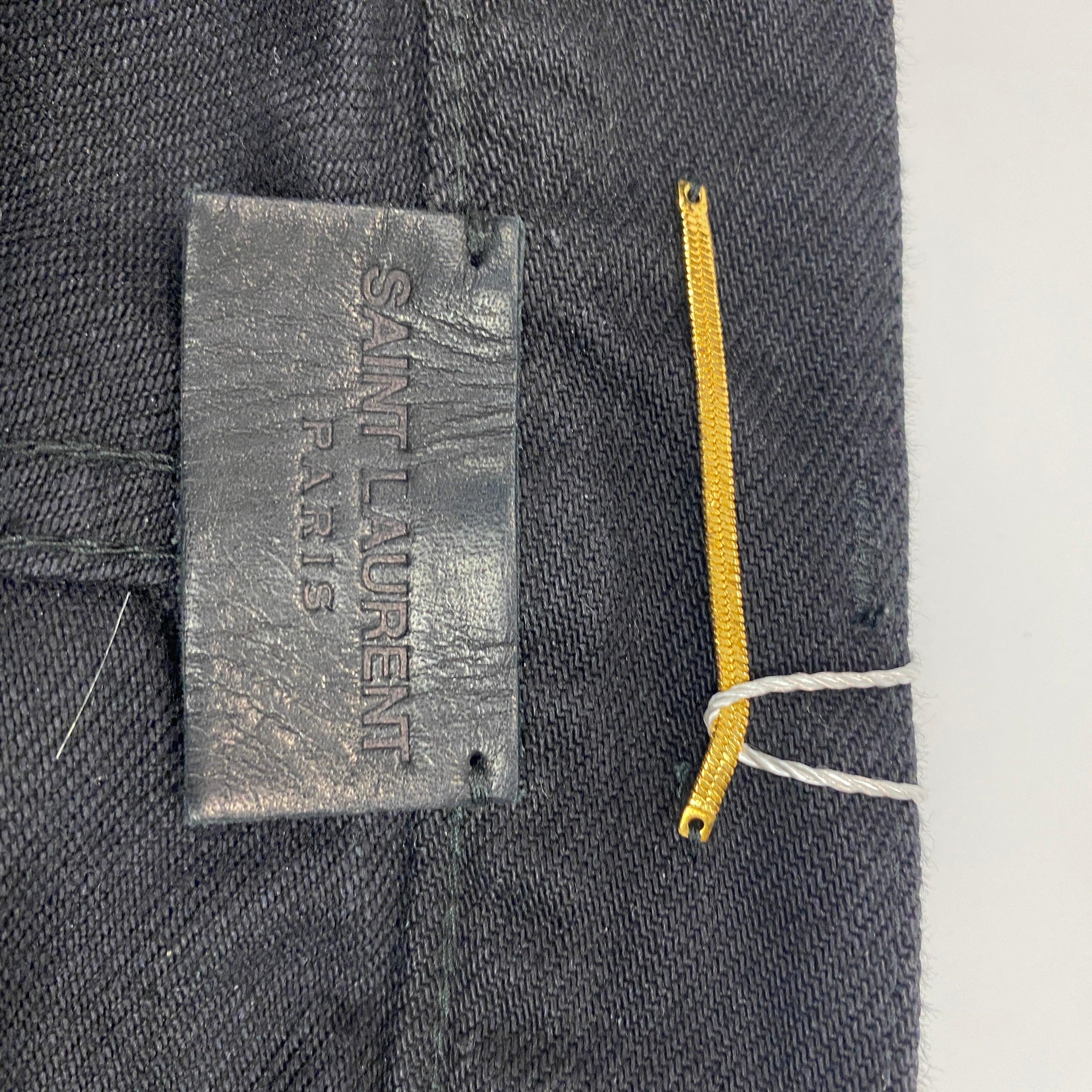 Saint Laurent New £790 Black Denim Wide Leg Jeans 29