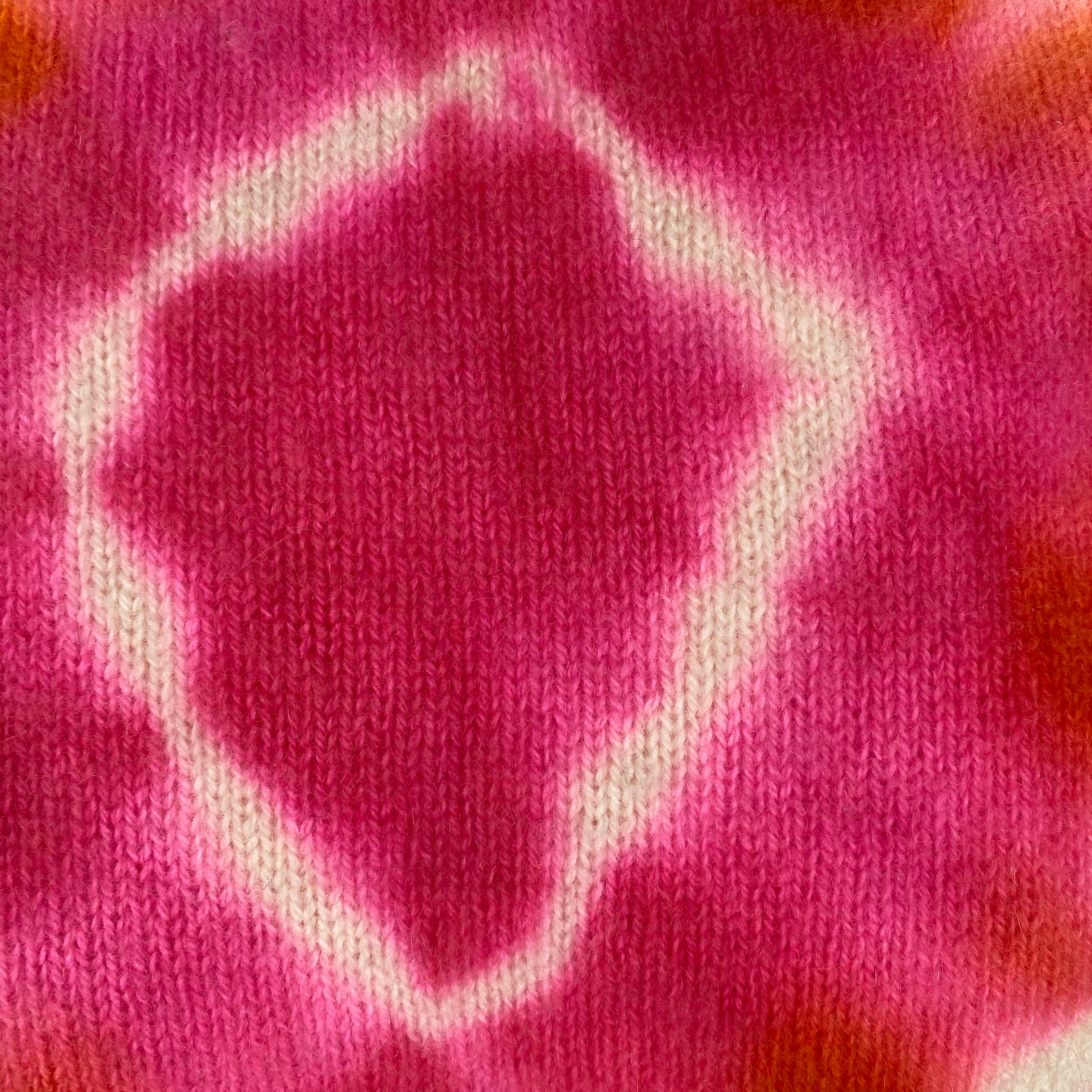 The Elder Statesman £1765 Neon Tie Dye Cashmere Sweater XS