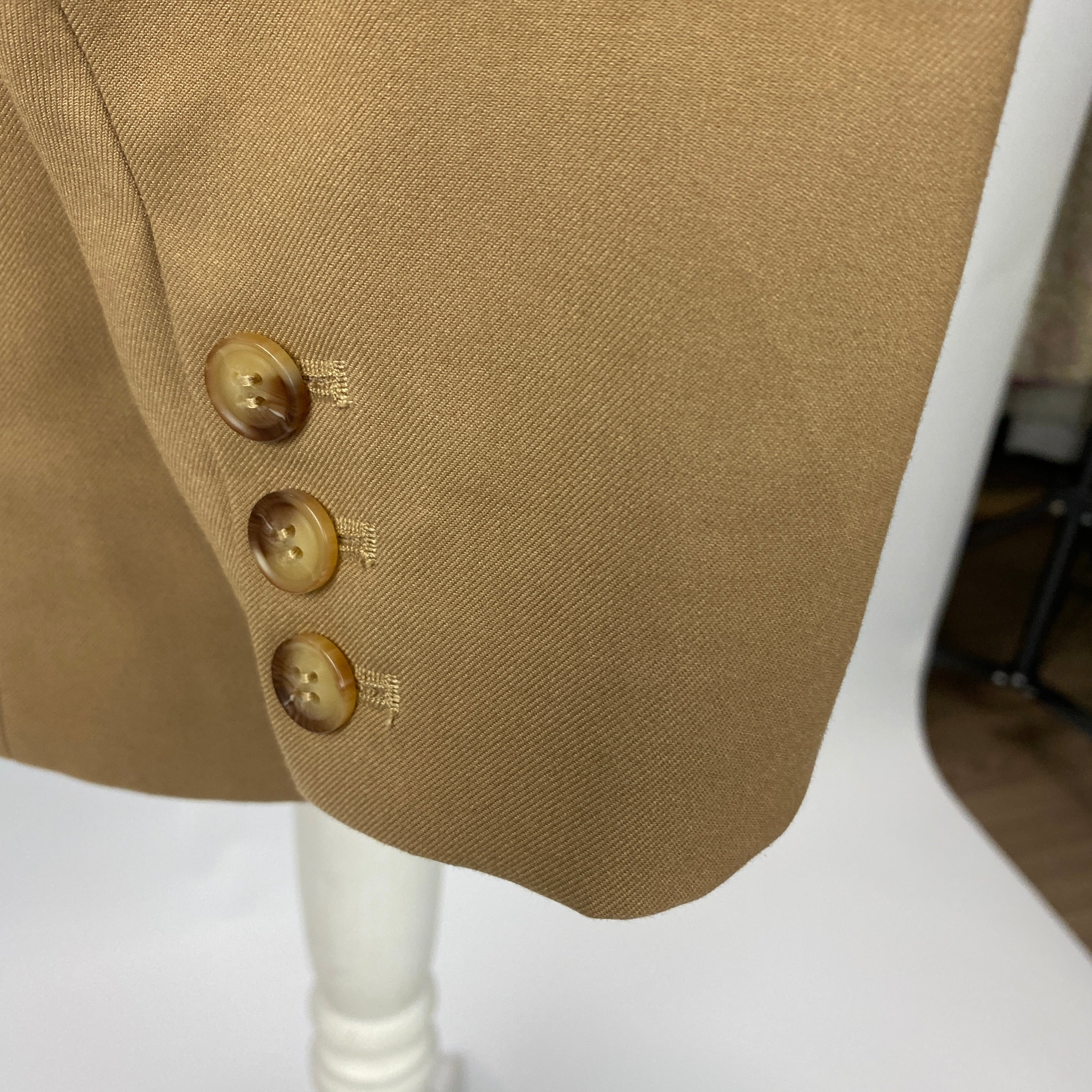 Gestuz Camel Structured Blazer XXS/XS/S