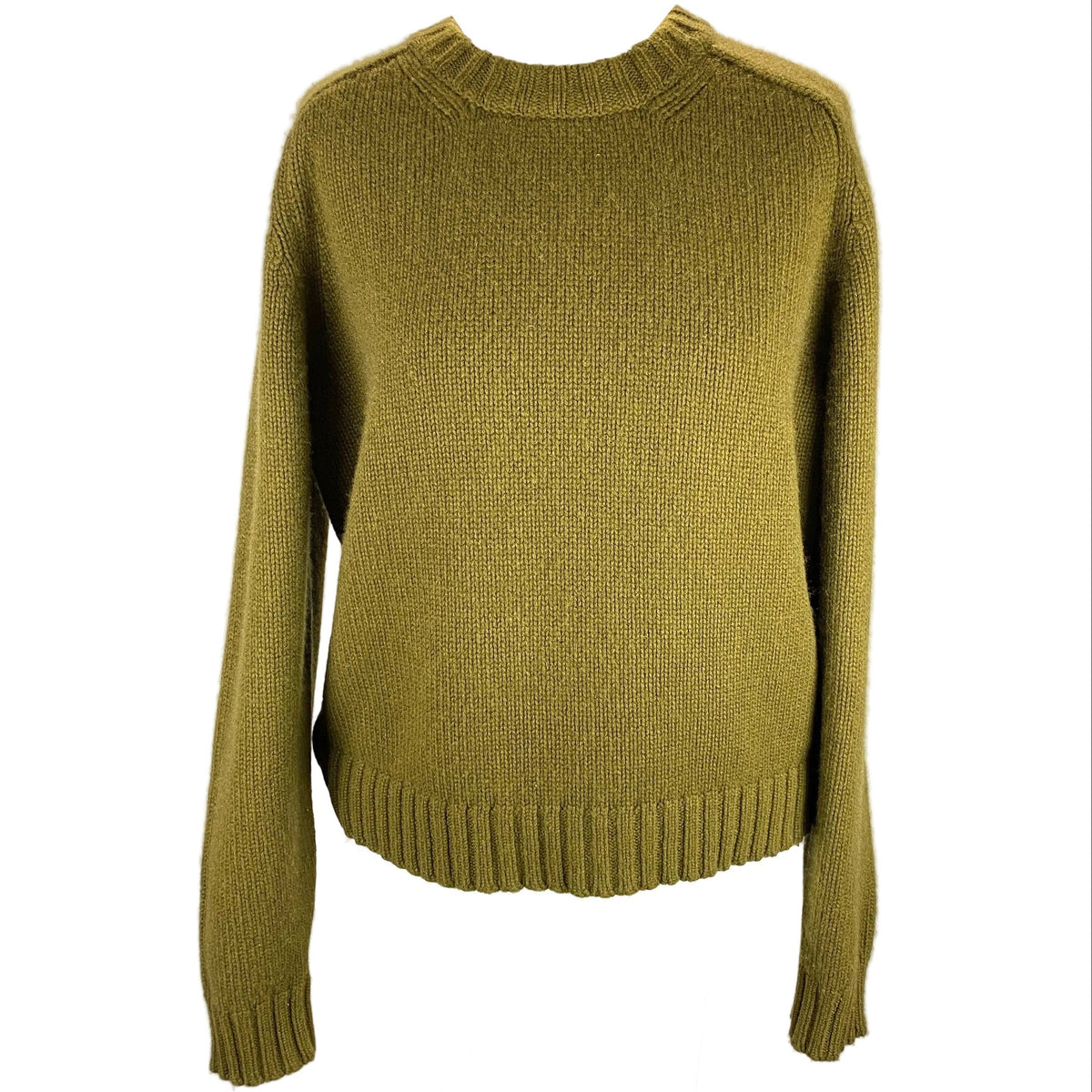 Khaite £1100 Khaki Cashmere Chunky Sweater XS