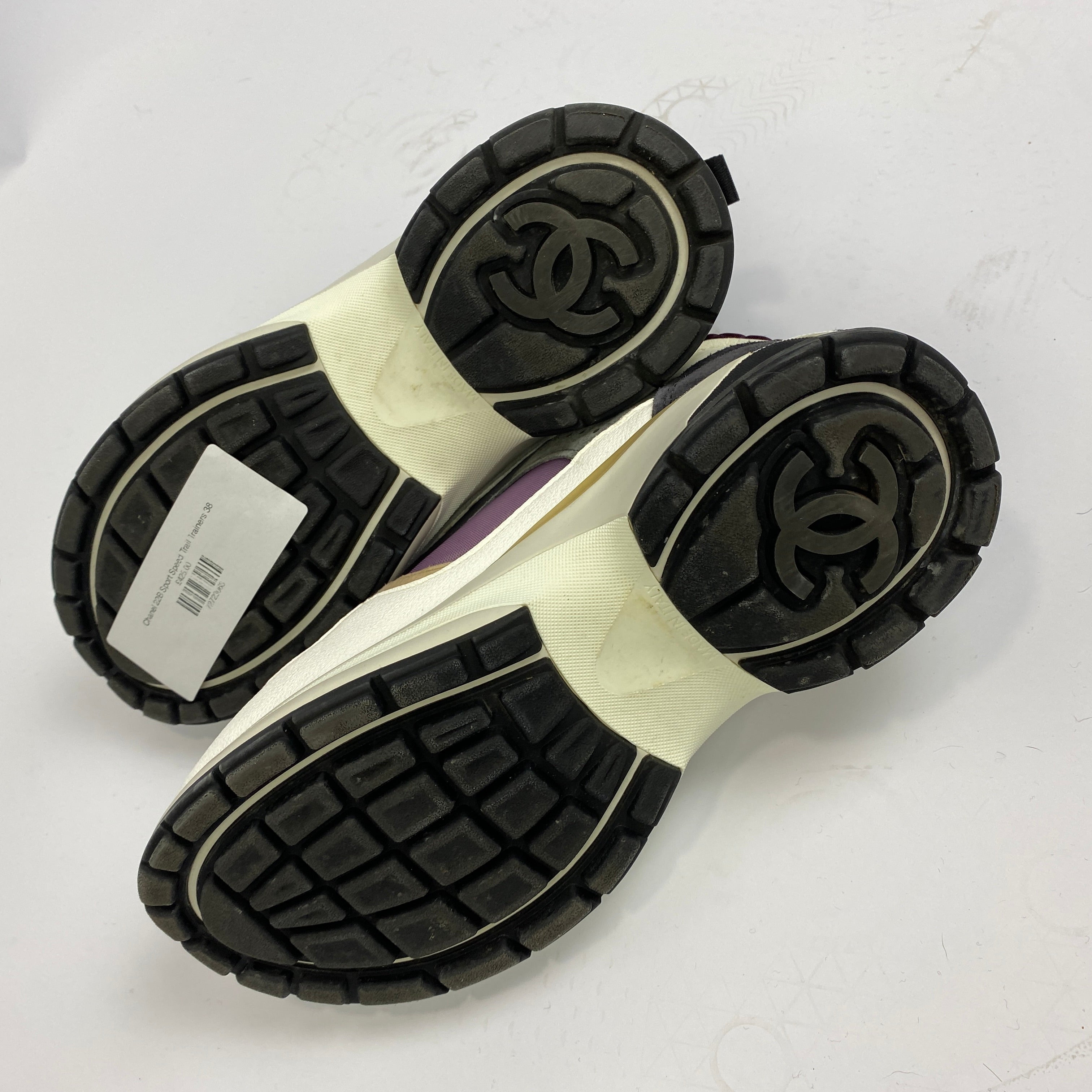 Chanel 22B Sport Speed Trail Trainers 38