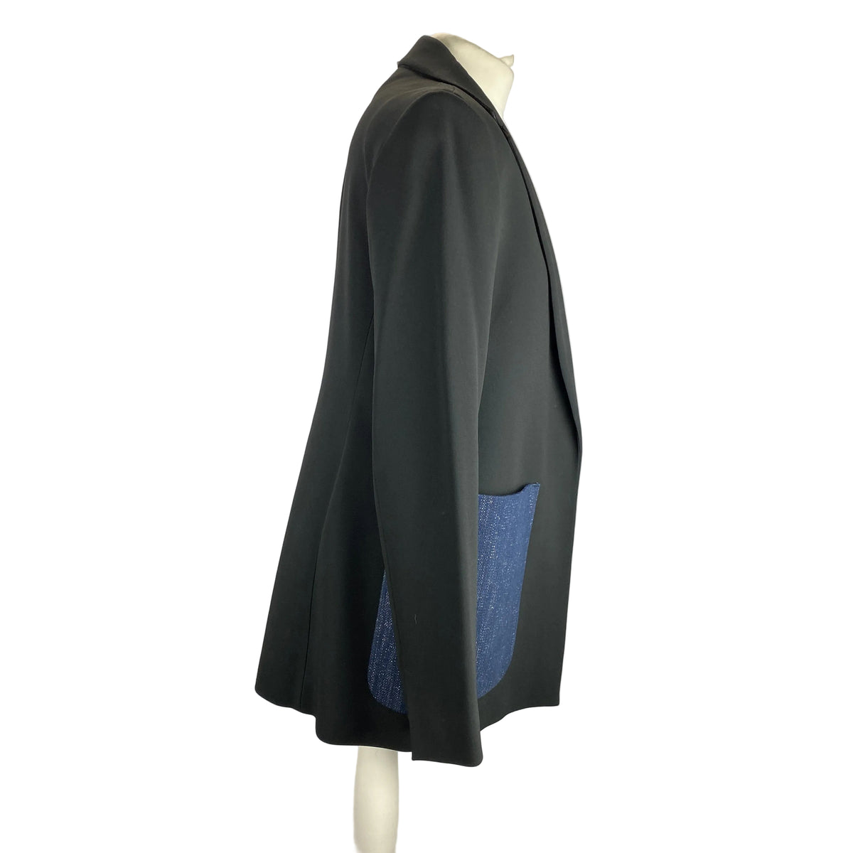 Sportmax Black Patchwork Pocket Blazer L