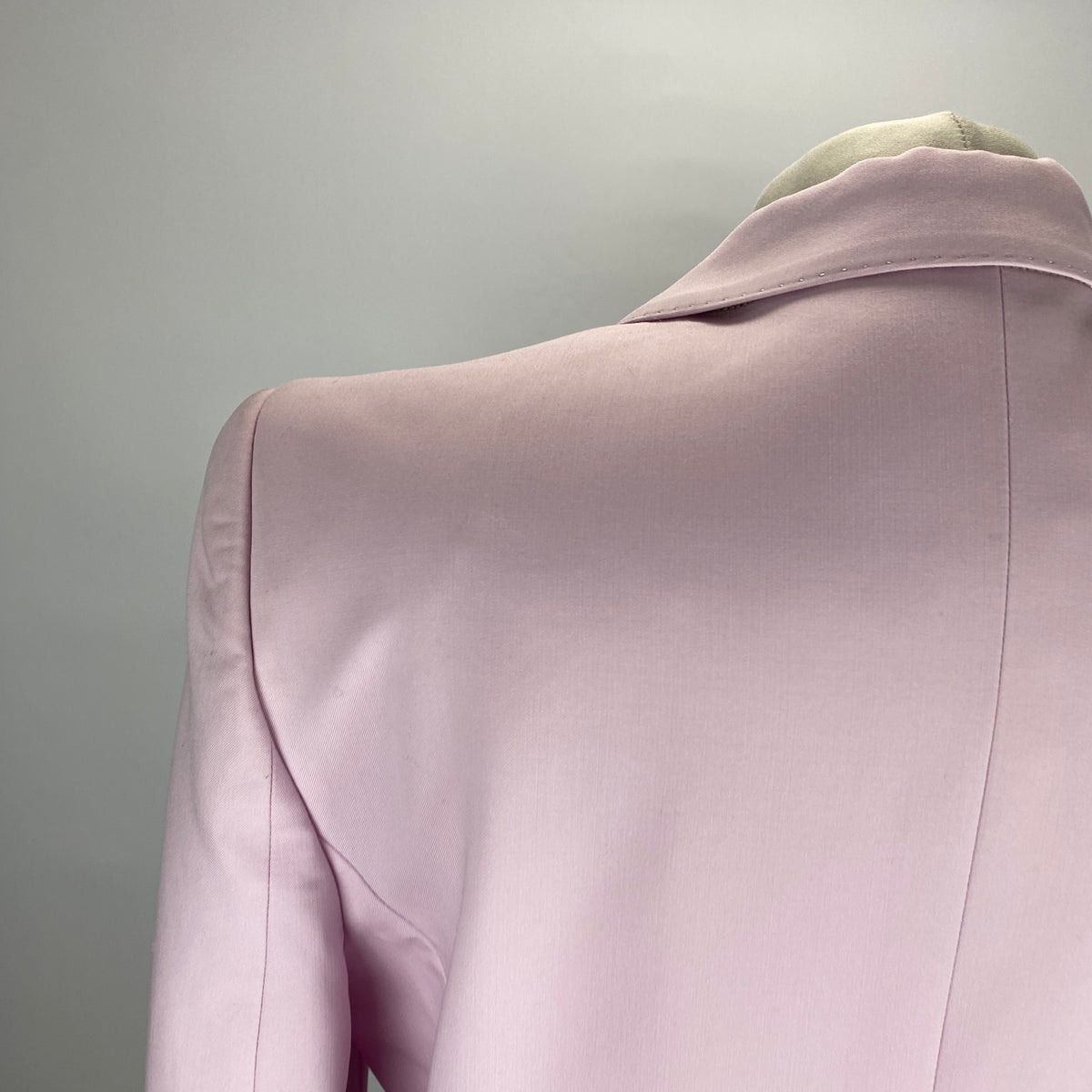 Alexander McQueen New Pale Lilac Wool Longline Blazer S-M