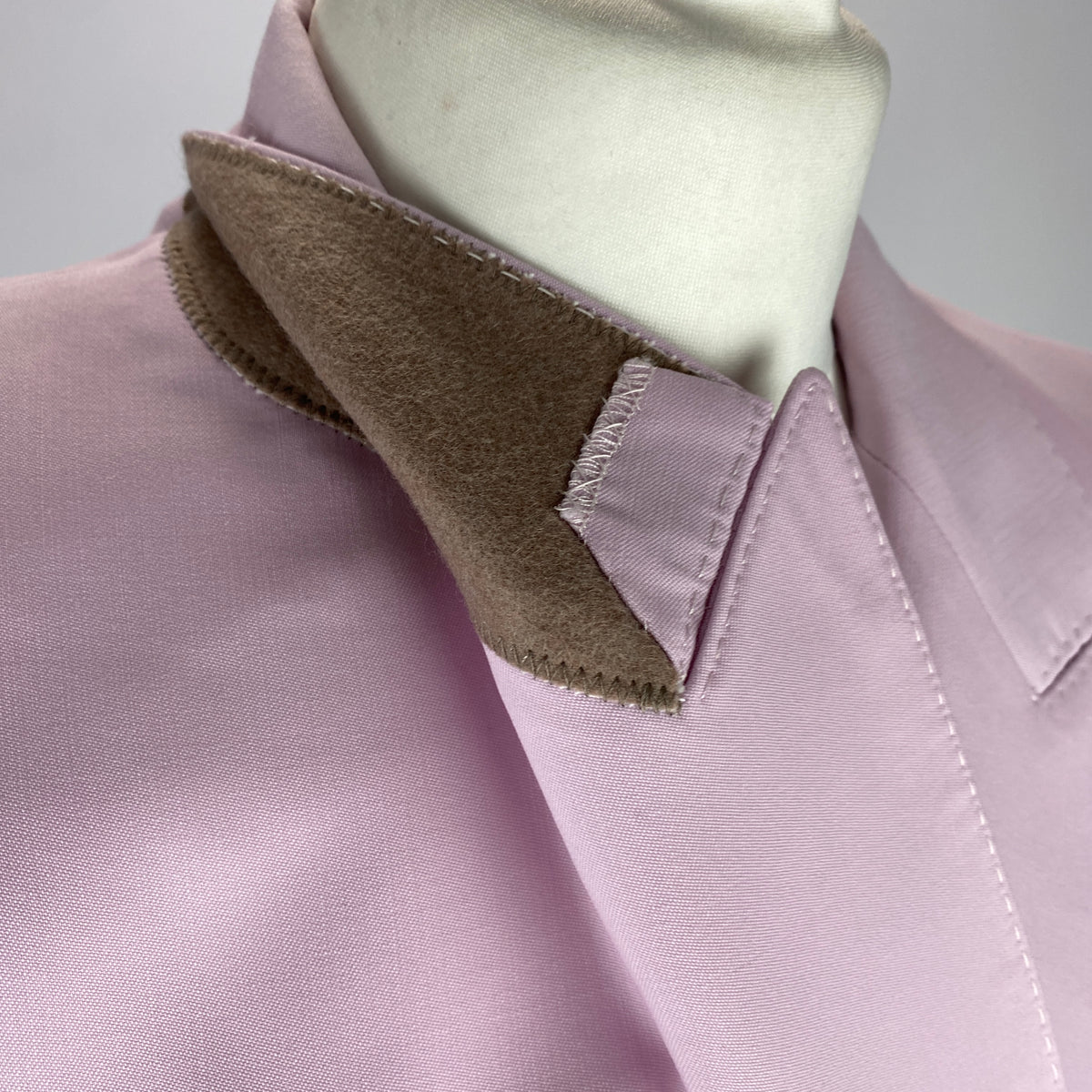 Alexander McQueen New Pale Lilac Wool Longline Blazer S-M