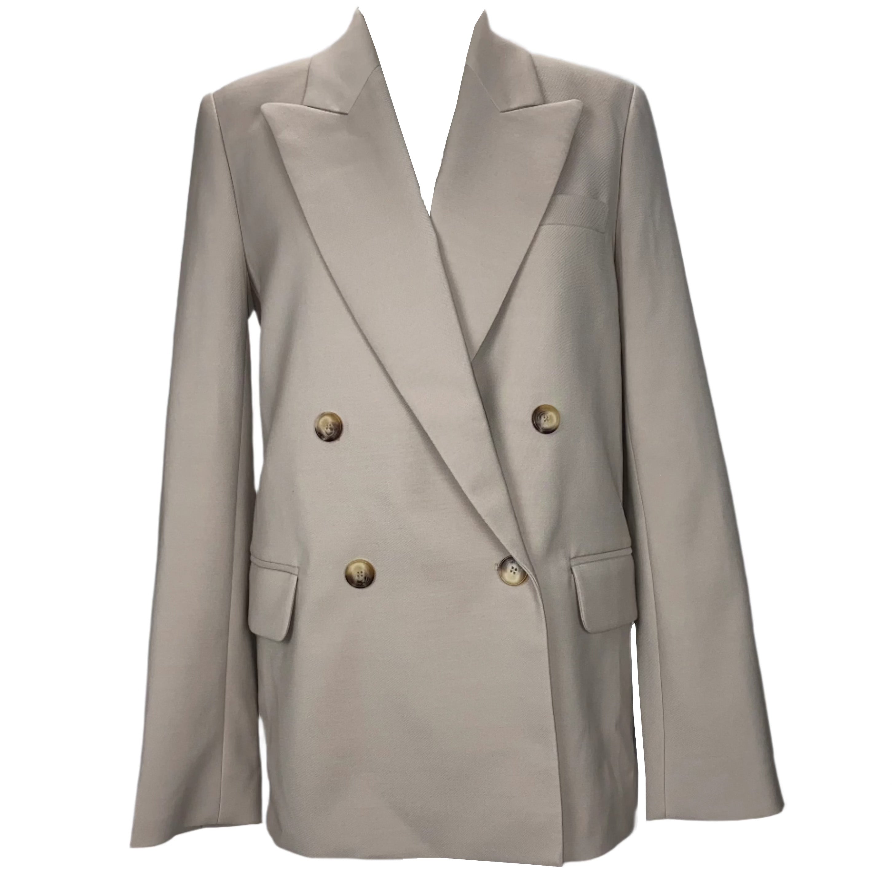 Joseph Brand New £645 Putty Stretch Wool Jaden Jacket XS