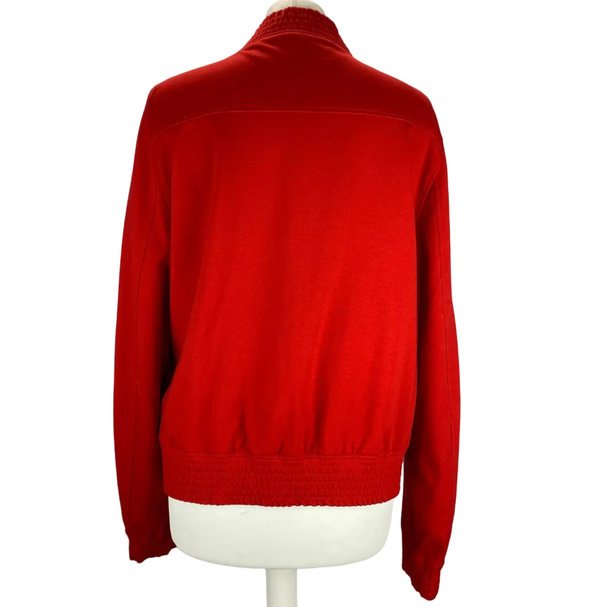 Dolce & Gabbana Scarlet Soft Jersey Bomber Jacket L