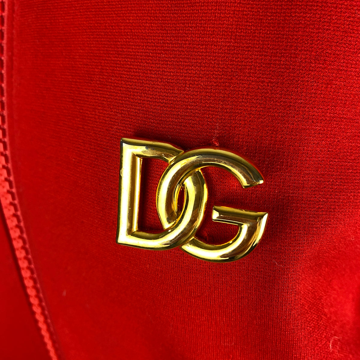 Dolce & Gabbana Scarlet Soft Jersey Bomber Jacket L