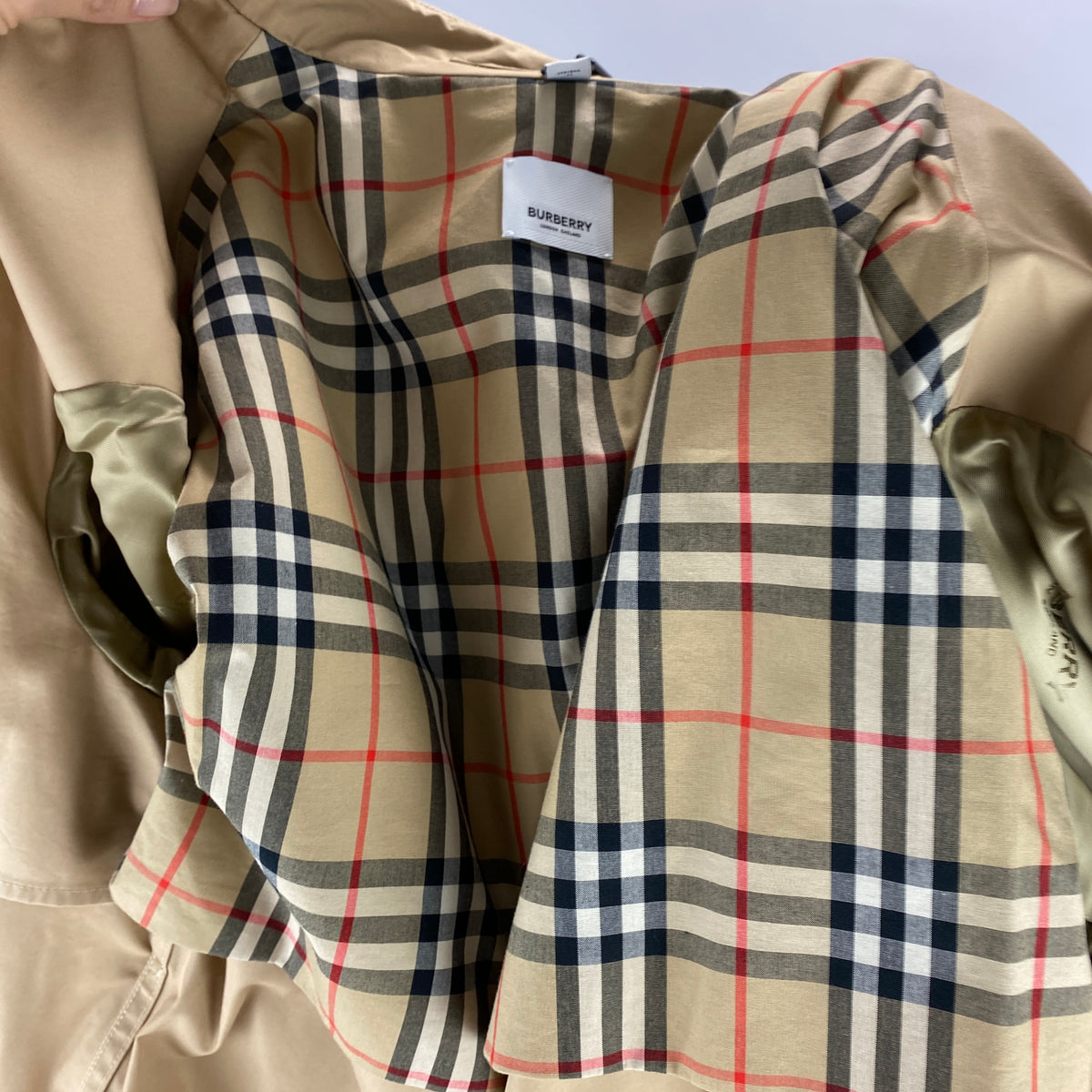 Burberry New £1950 Honey Laxton Trench Coat XXS-S