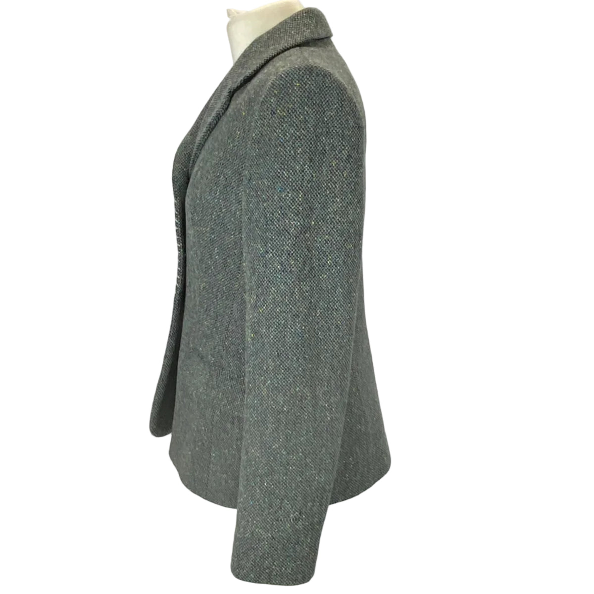Marni Grey & Navy Tweed Overstitched Blazer L