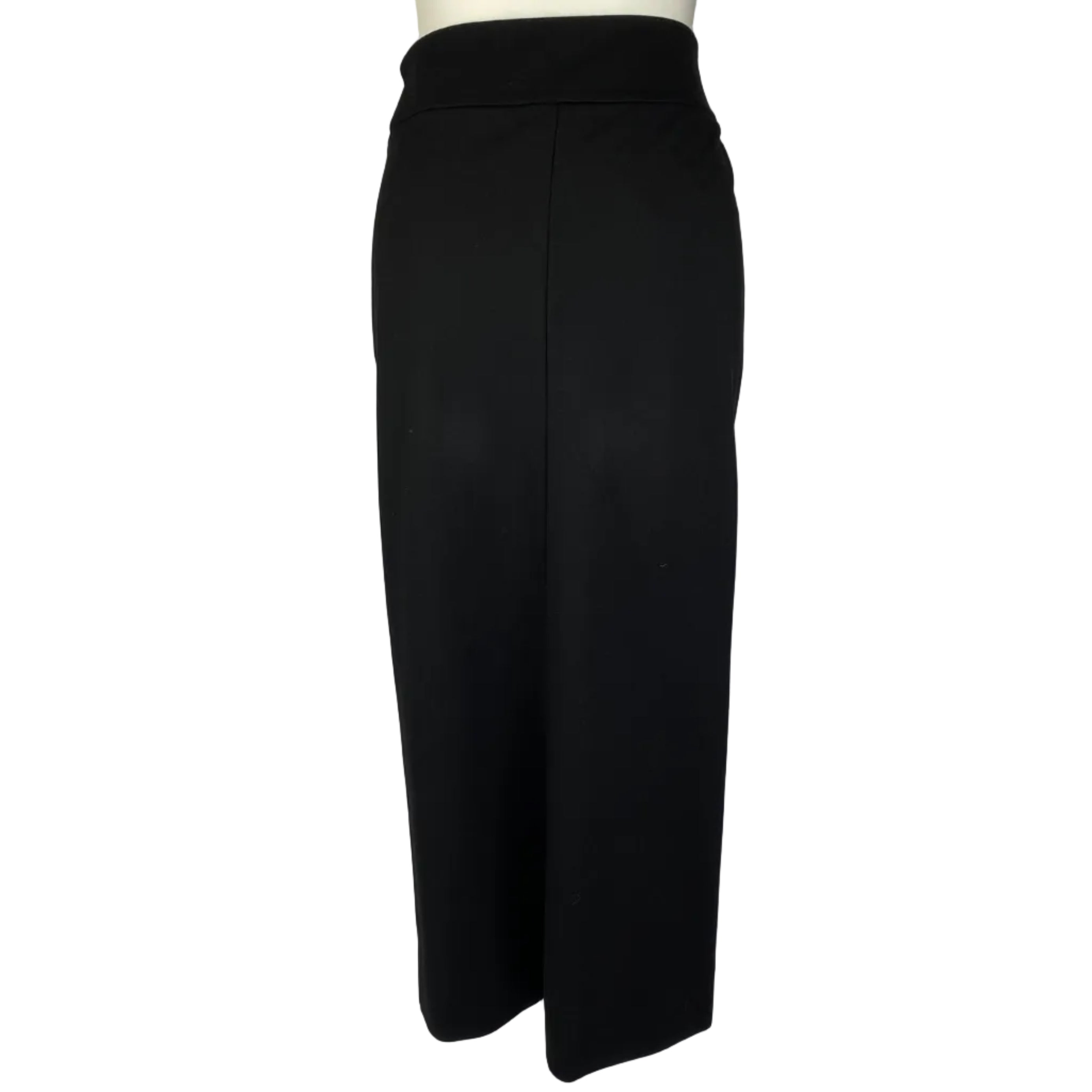 Me&Em New Black Stretch Straight Maxi Skirt S