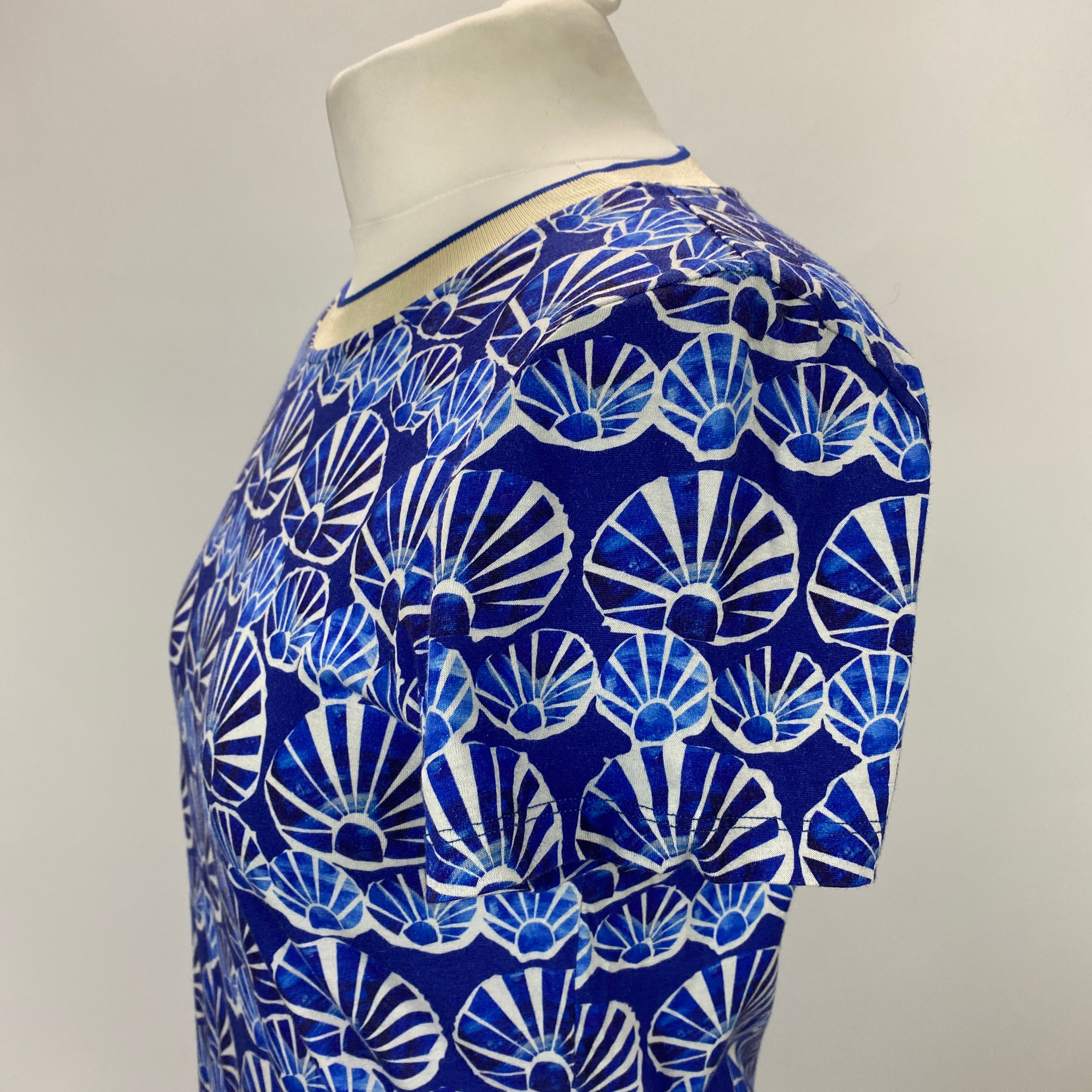 La Double J £470 Cobalt Print Sporty Swing Dress S