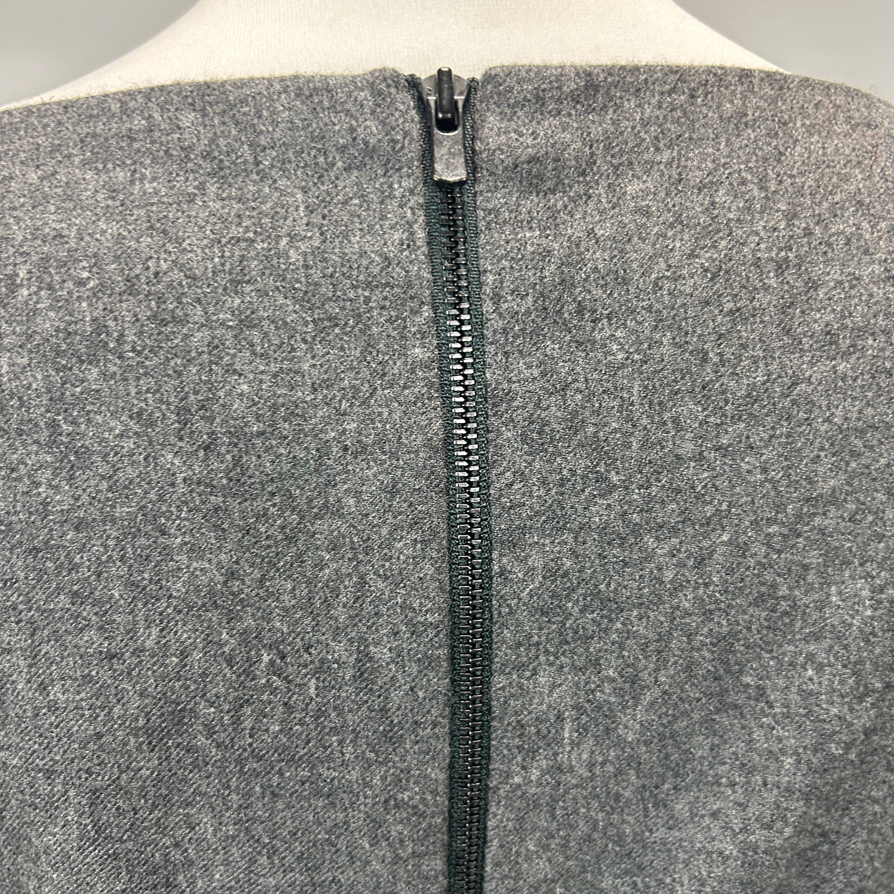 Joseph Charcoal Wool & Cashmere Shift Dress M