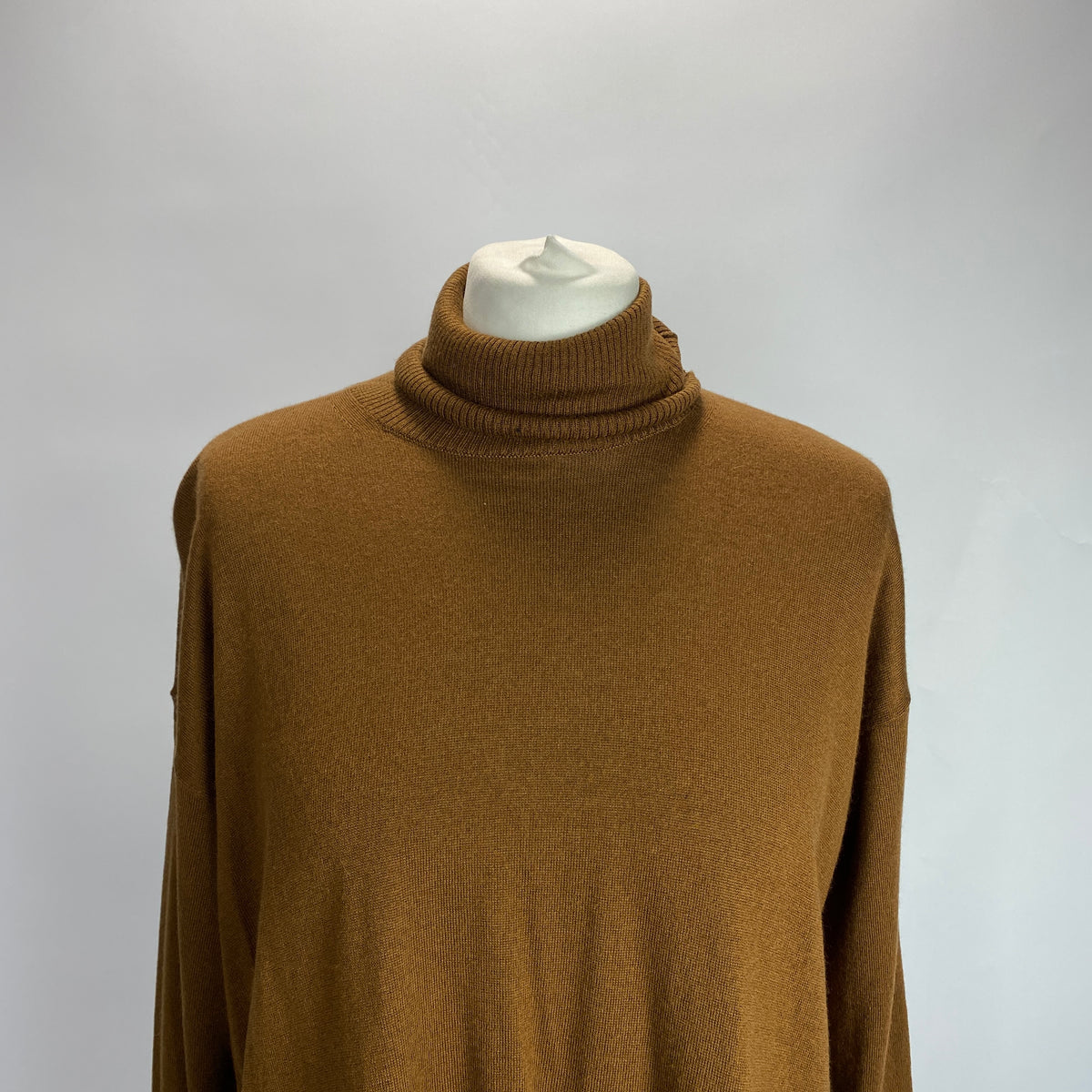 CT Plage New Cinnamon Silk & Cashmere Roll Neck Sweater S-XL